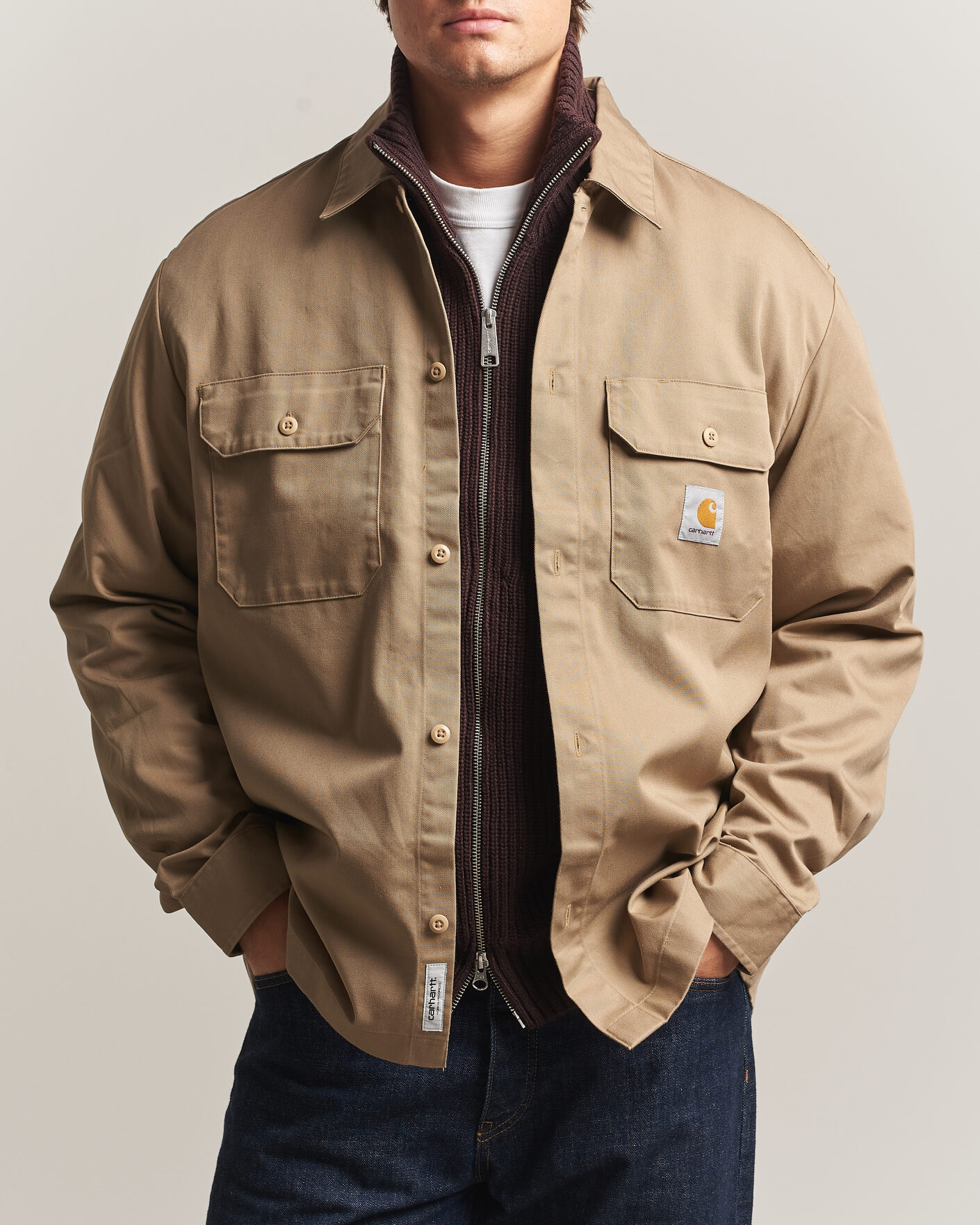Men | Shirts | Carhartt WIP | Craft Twill Shirt Leather