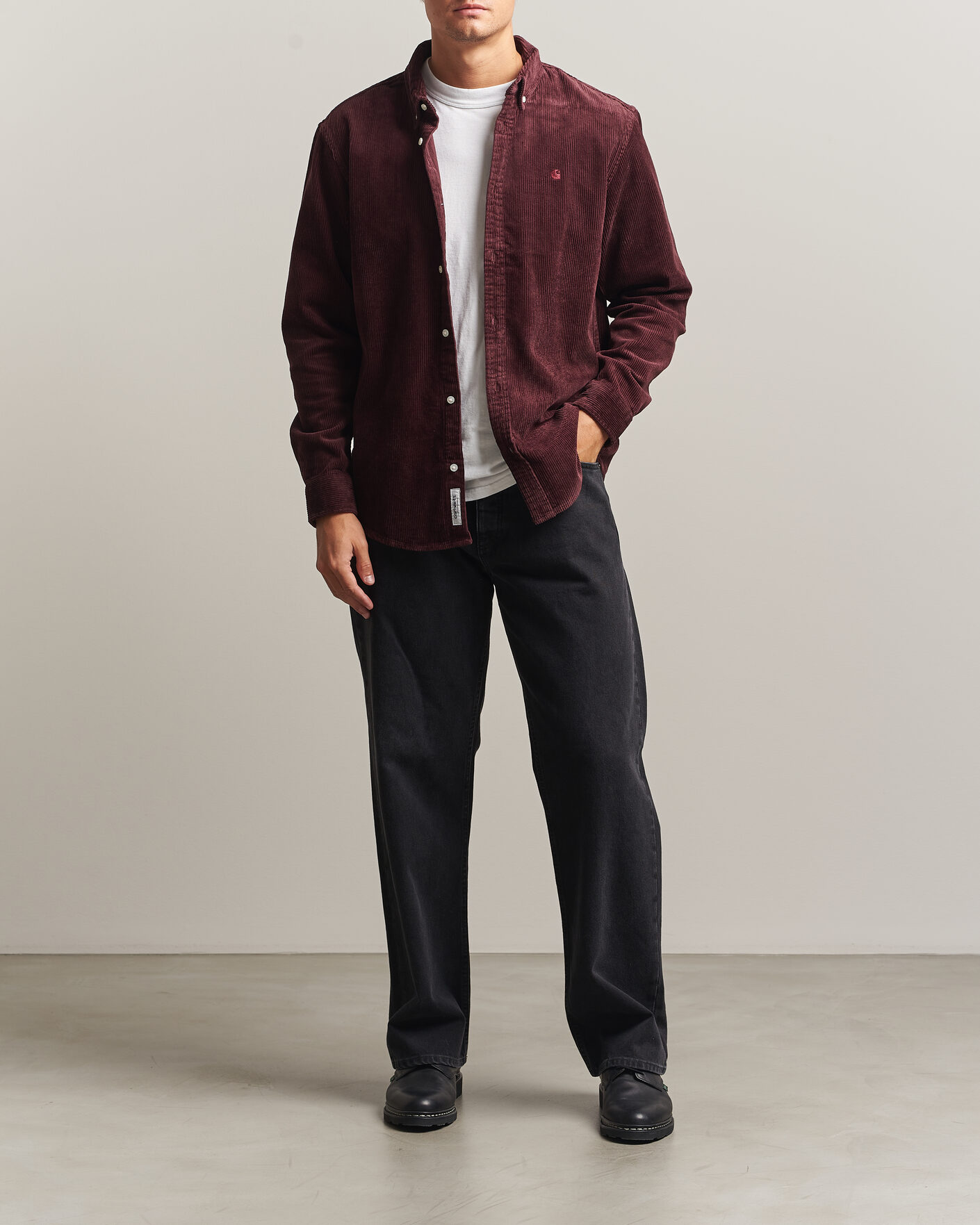 Men | Shirts | Carhartt WIP | Madison Cord Shirt Amarone
