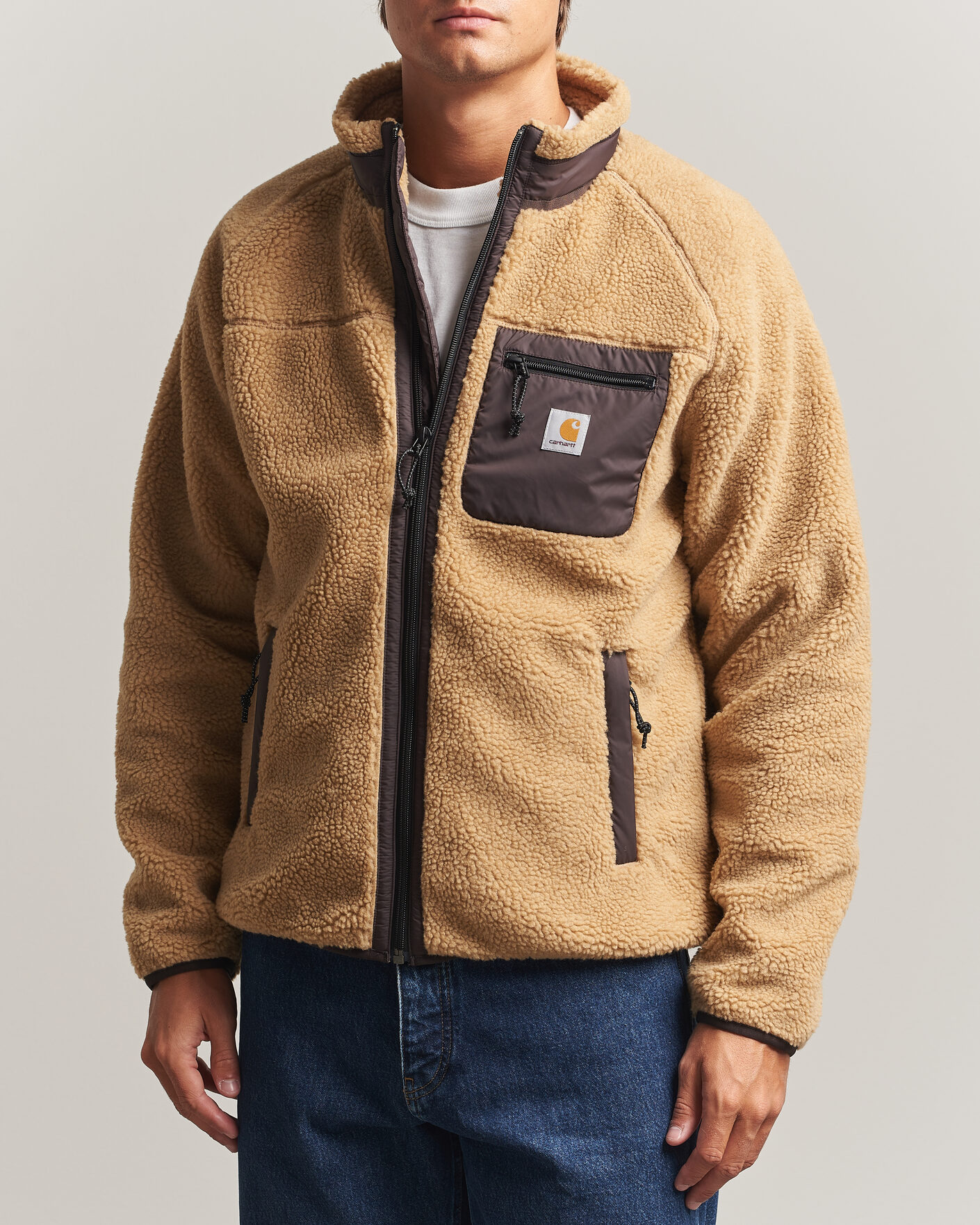 Men | Sweaters & Knitwear | Carhartt WIP | Prentis Pile Liner Whip H Brown