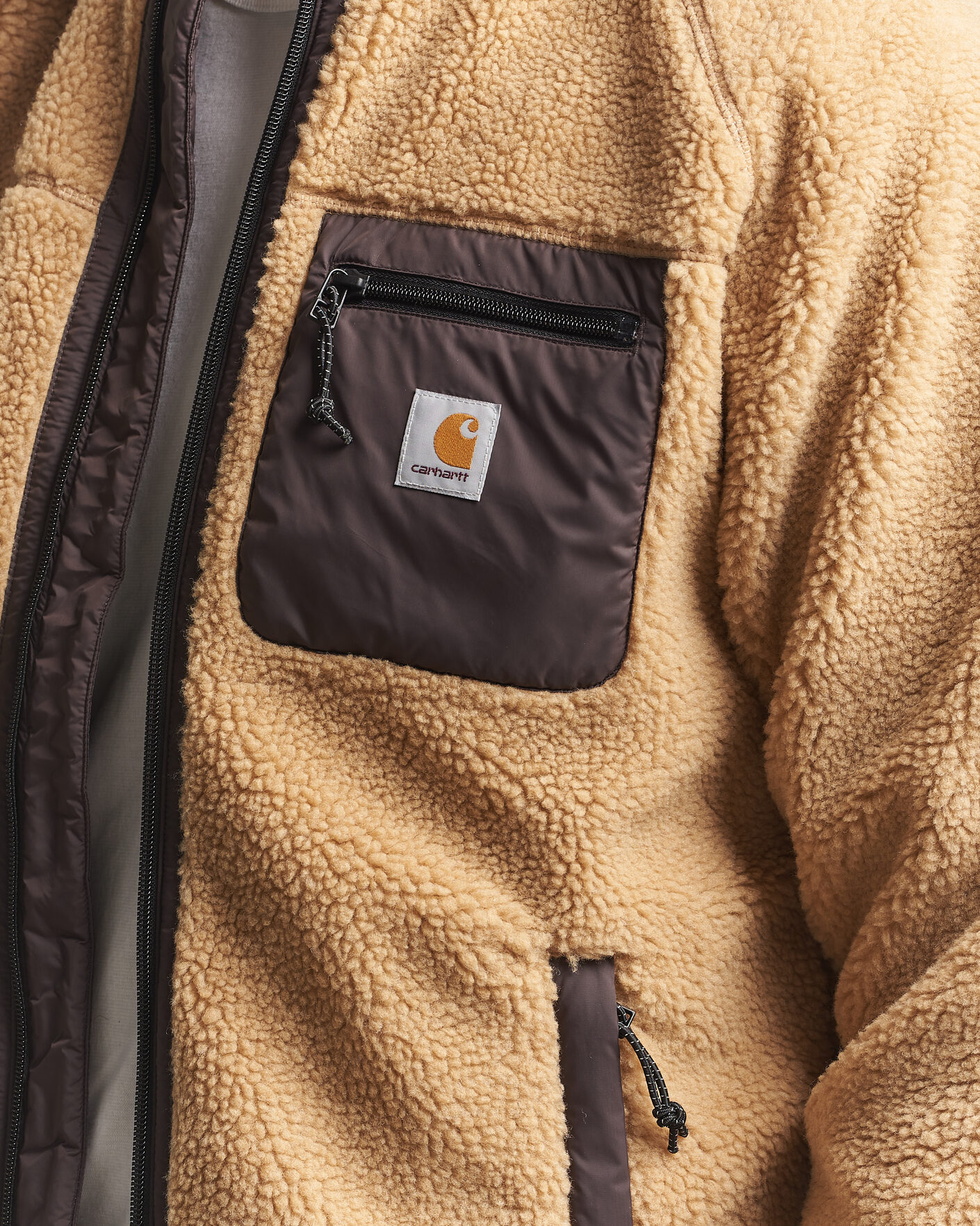 Men | Sweaters & Knitwear | Carhartt WIP | Prentis Pile Liner Whip H Brown