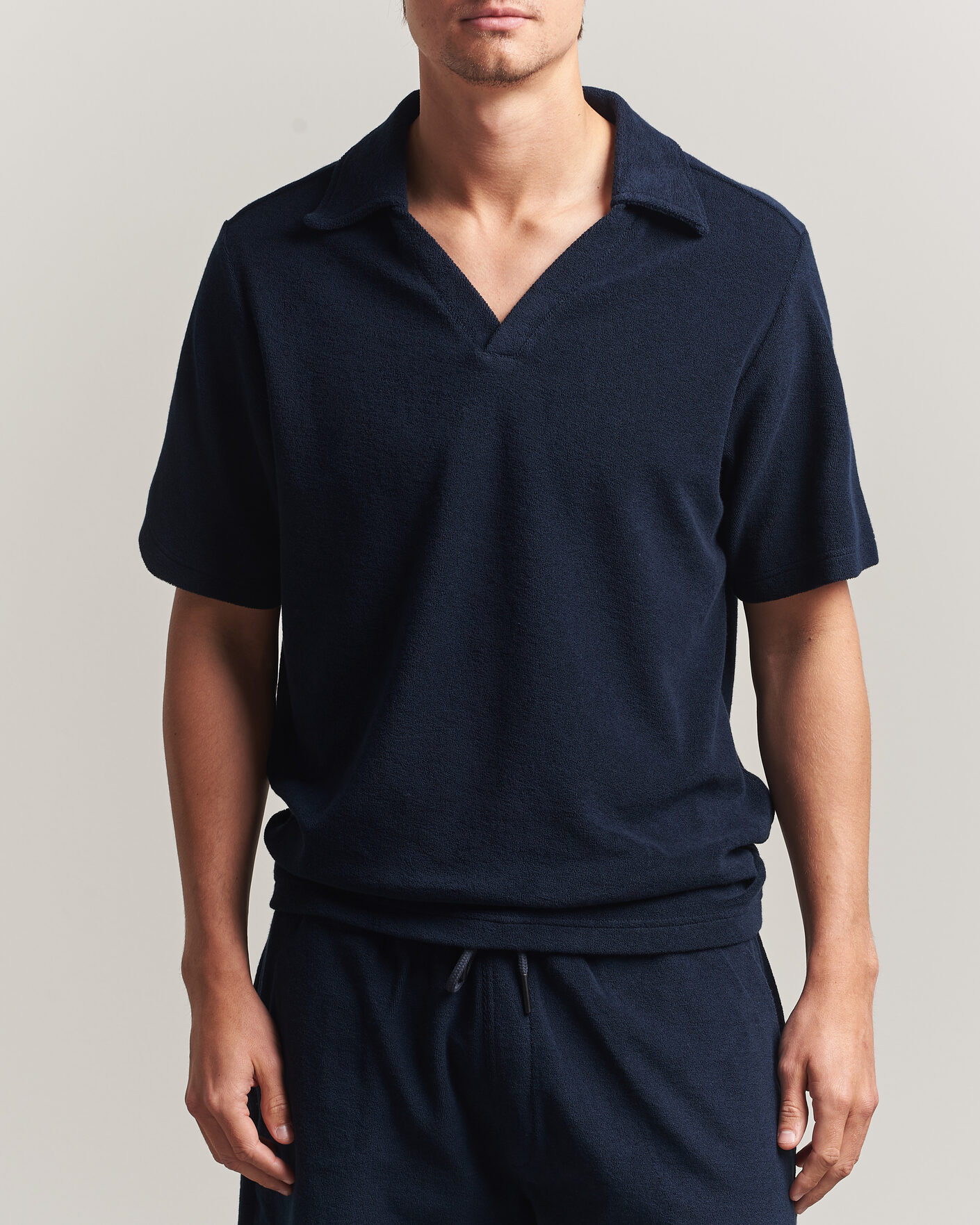 Polo Ralph Lauren Diagonal Striped Polo Newport Navy at CareOfCarl.com
