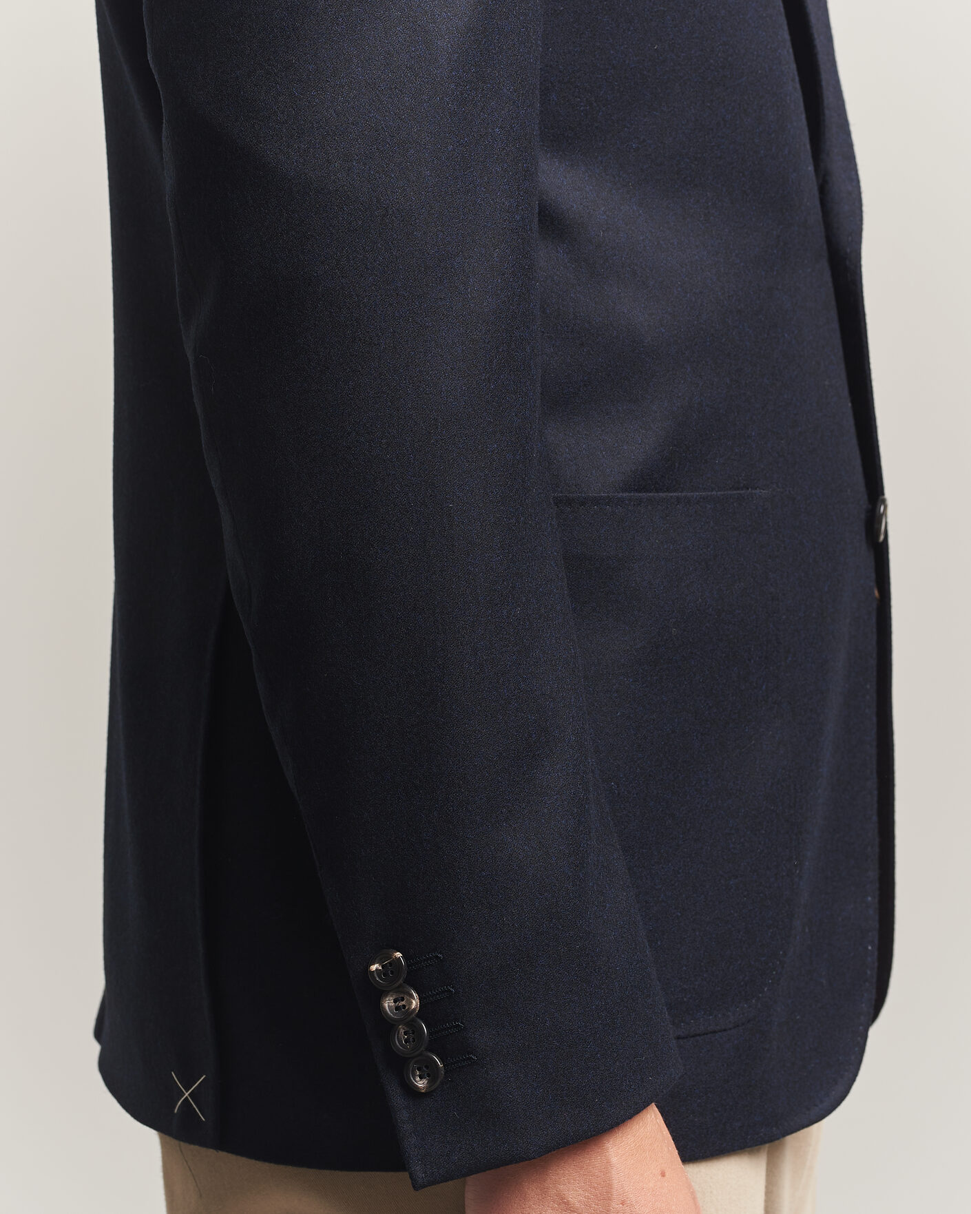 Men | Blazers | Canali | Kei Impeccabile Flannel Blazer Navy