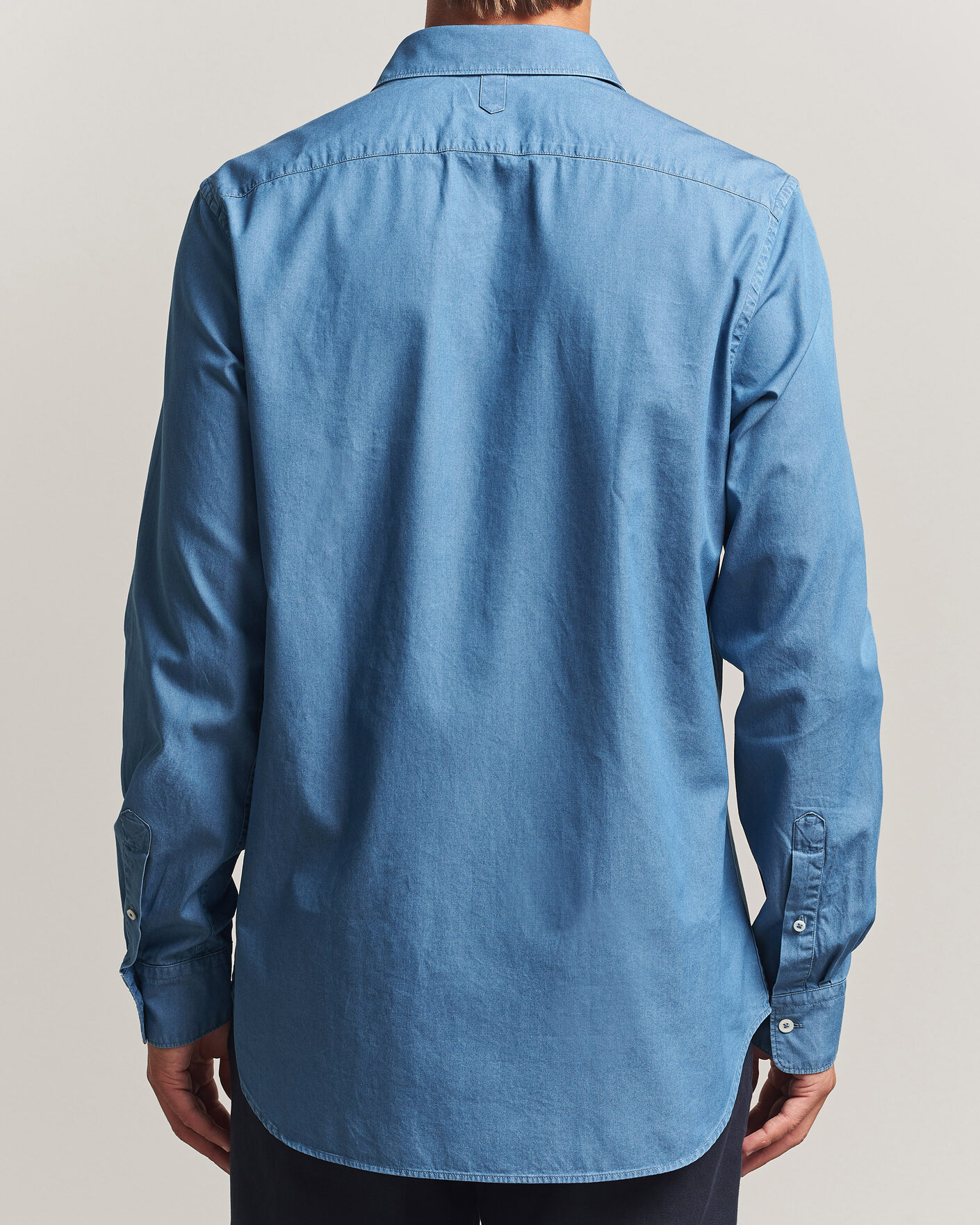 Men | Shirts | Canali | Denim Shirt Stone Wash
