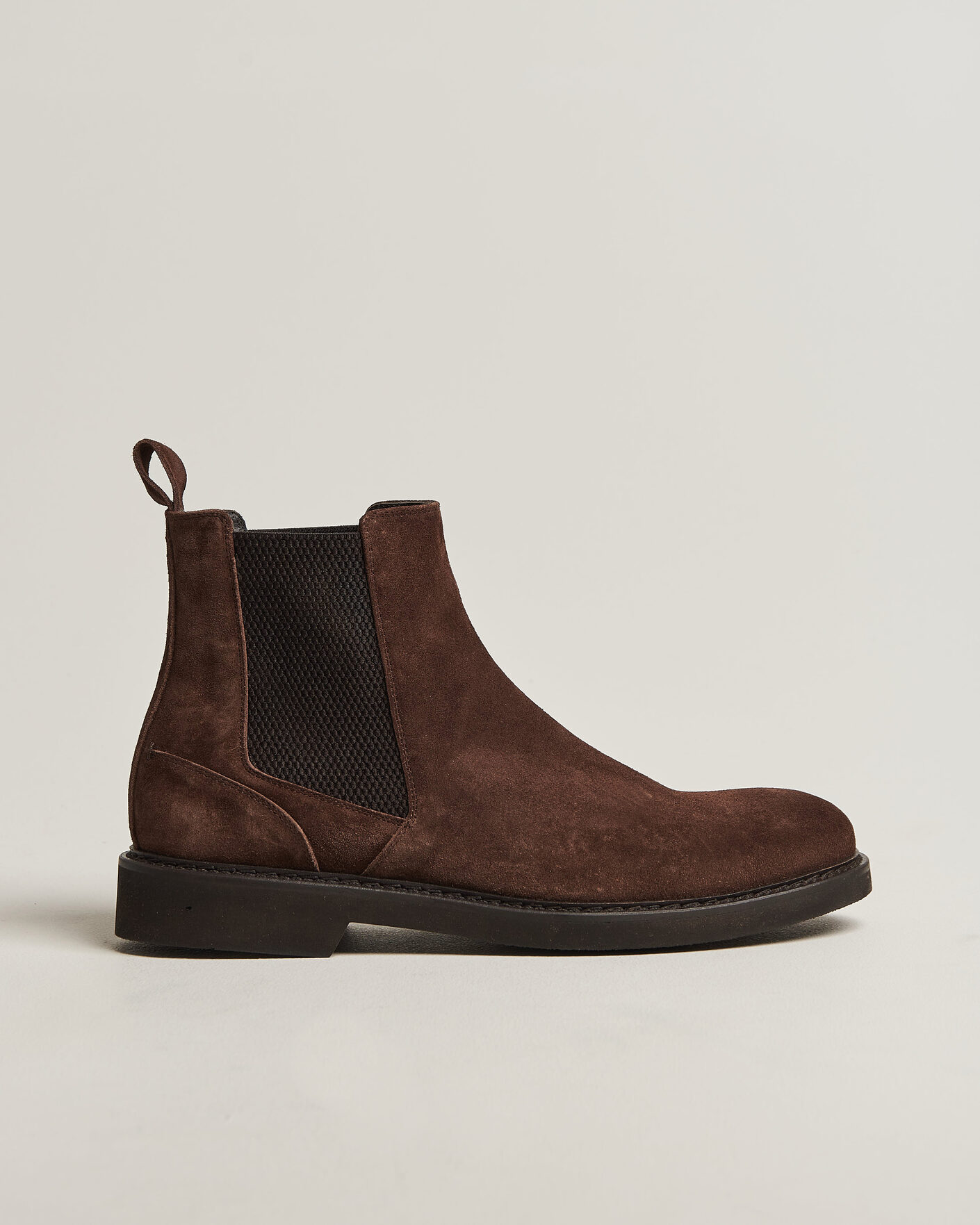 Men | Boots | Canali | Chelsea Boots Dark Brown Suede