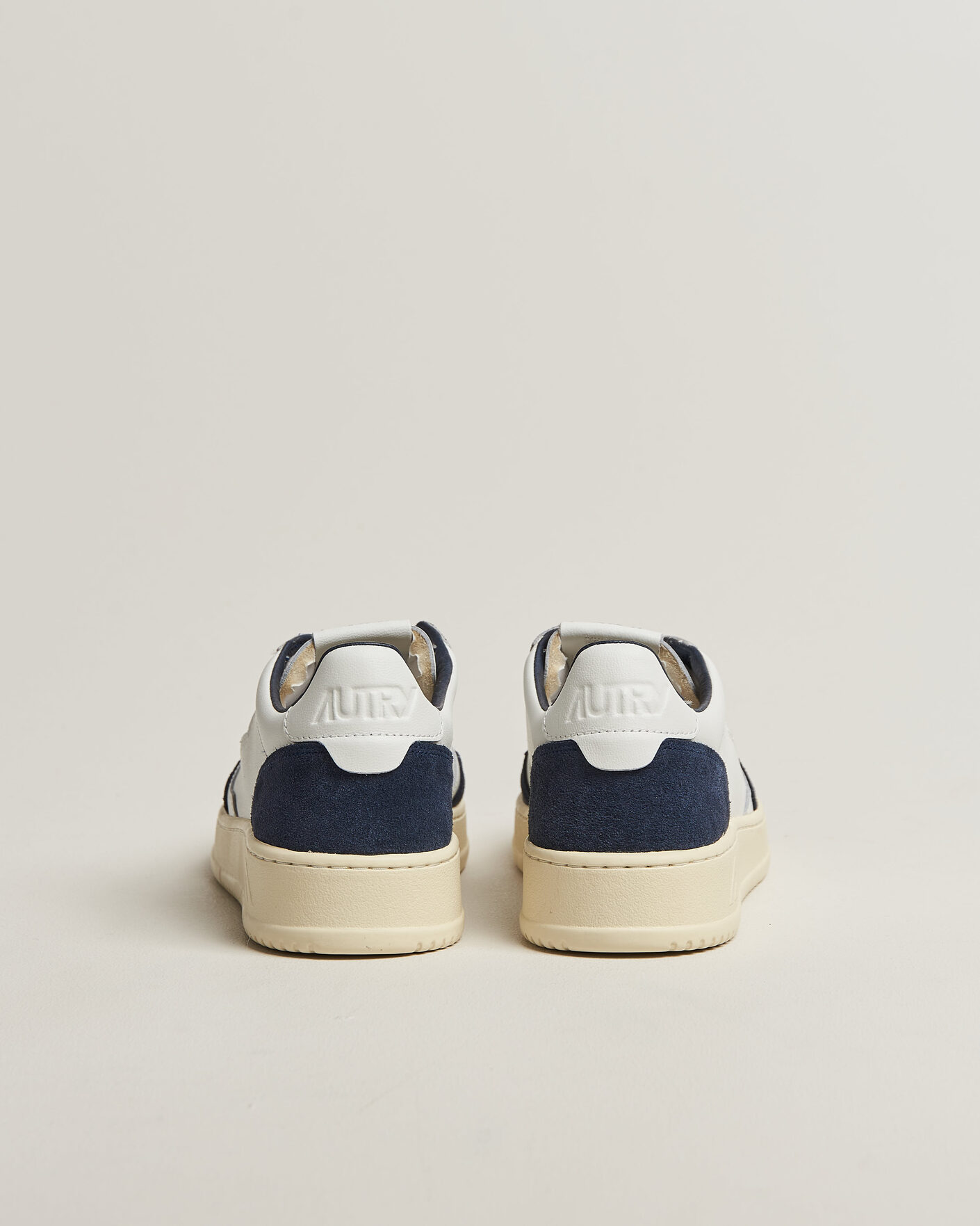 Men | Sneakers | Autry | Medalist Low Soft Leather/Suede Sneaker White/Denim