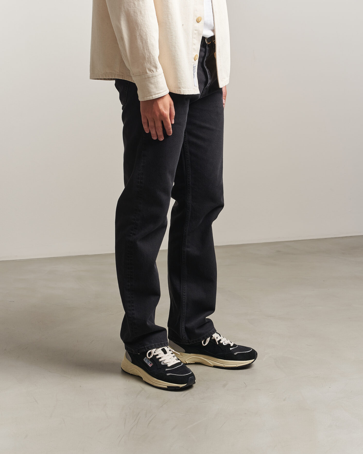 Men | Sneakers | Autry | Hyperway Low Suede Running Sneaker Black