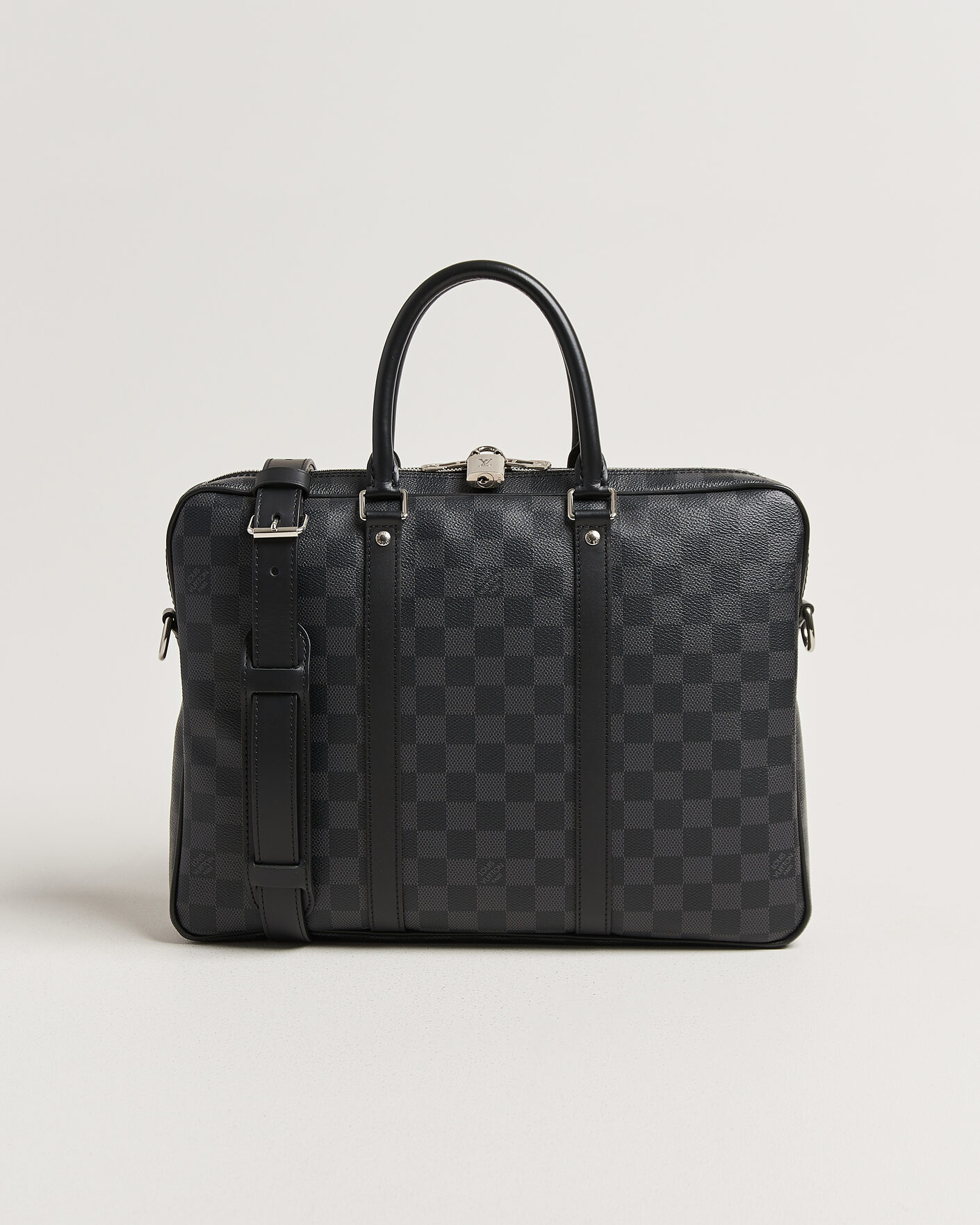 Men | Webshop news | Louis Vuitton Pre-Owned | Porte Documents Damier Graphite