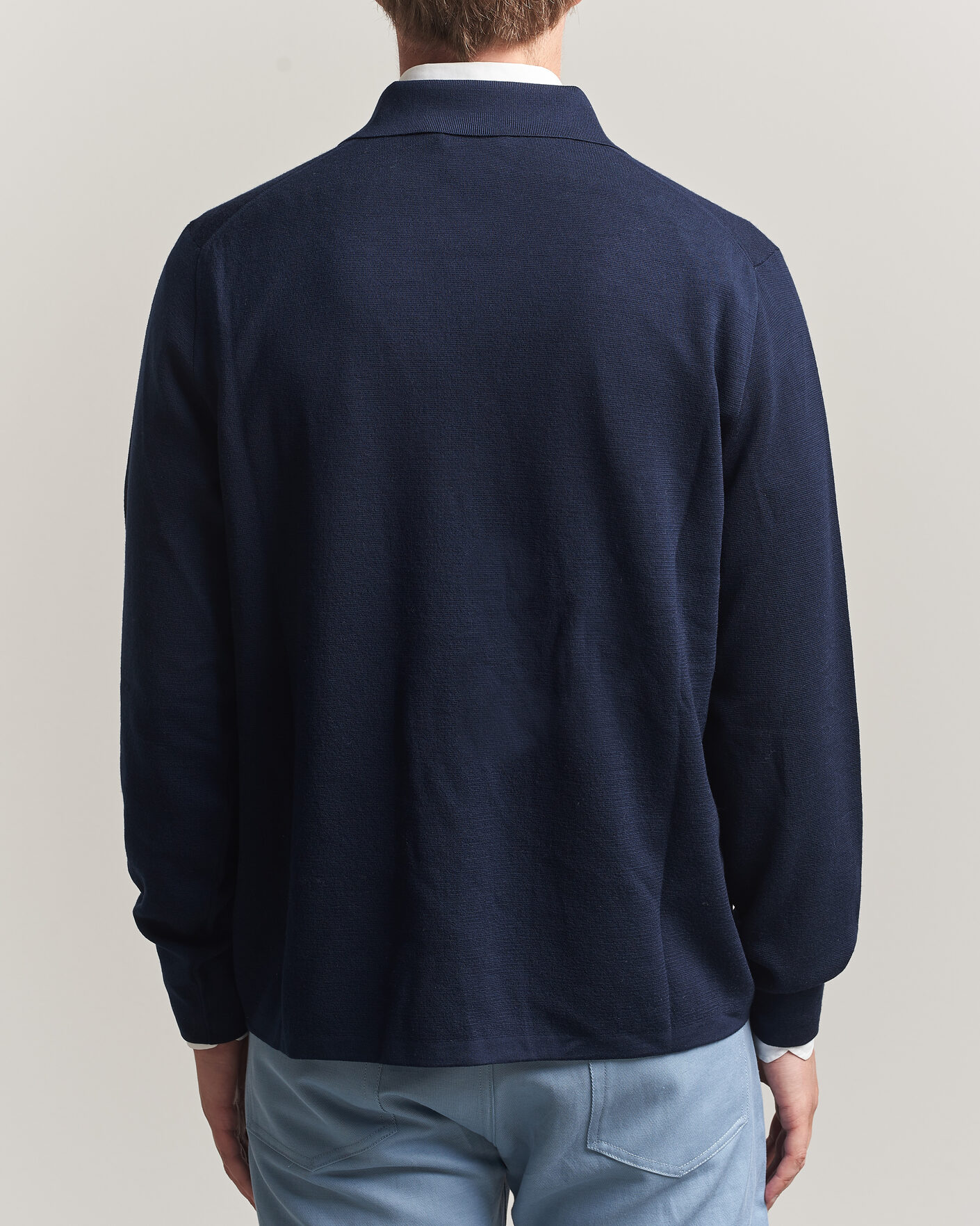 Men | Sweaters & Knitwear | Ralph Lauren Purple Label | Milano Stich Cardigan Racing Navy