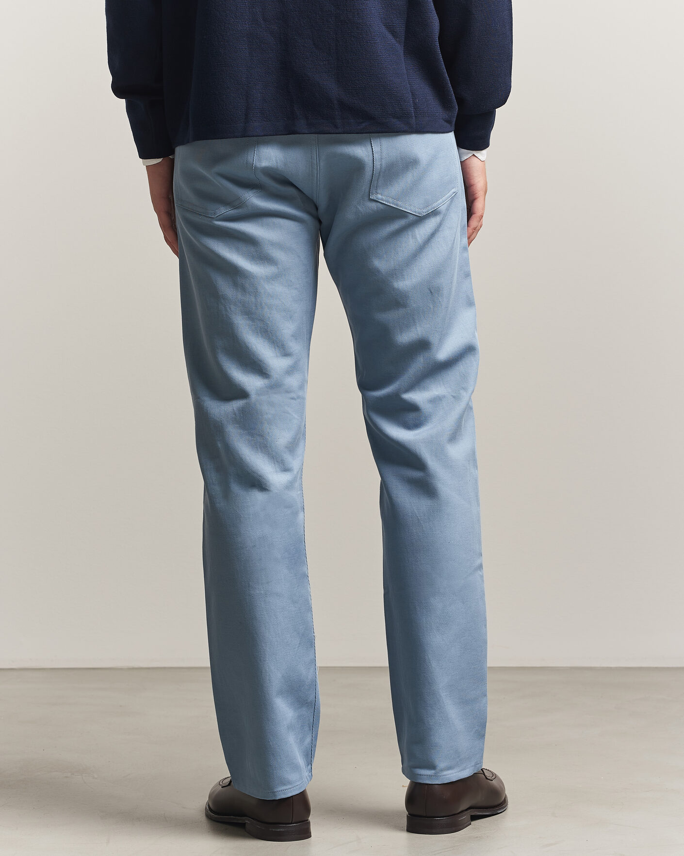 Men | Trousers | Ralph Lauren Purple Label | 5-Pocket Italian Denim Pants Winward Blue