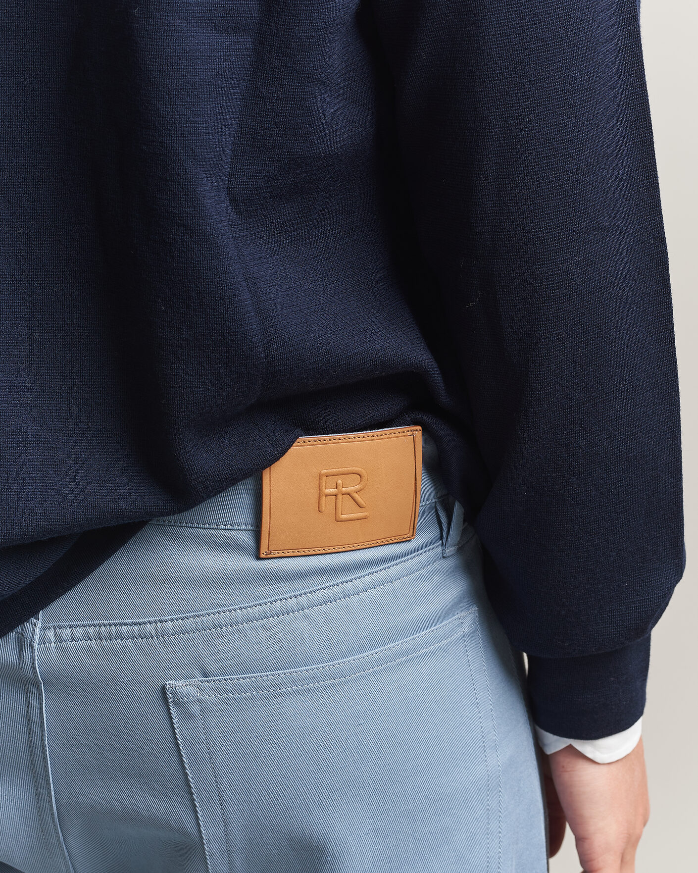 Men | Trousers | Ralph Lauren Purple Label | 5-Pocket Italian Denim Pants Winward Blue