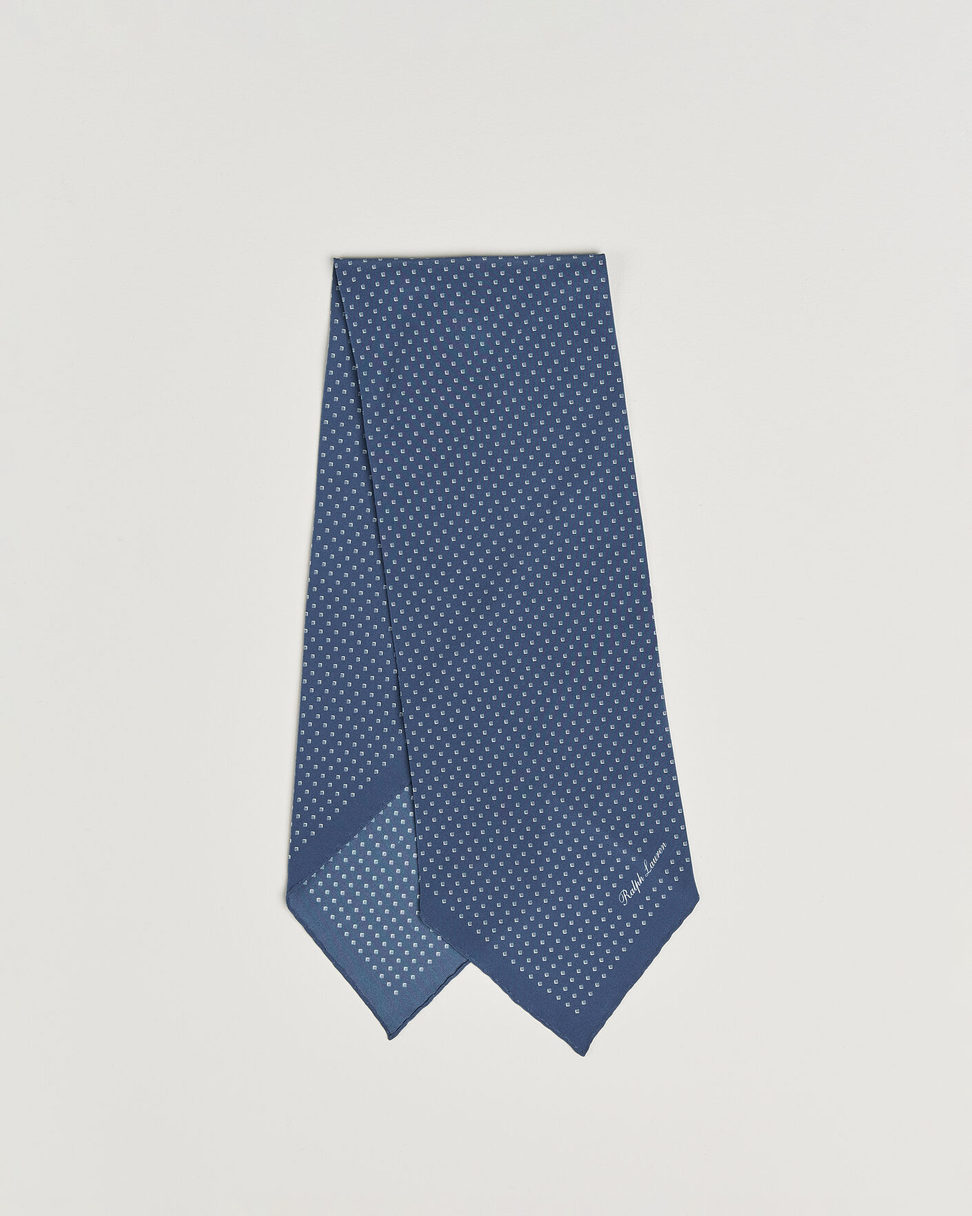 Men | Dress Scarves | Ralph Lauren Purple Label | Silk Neckerchief Blue Horizon