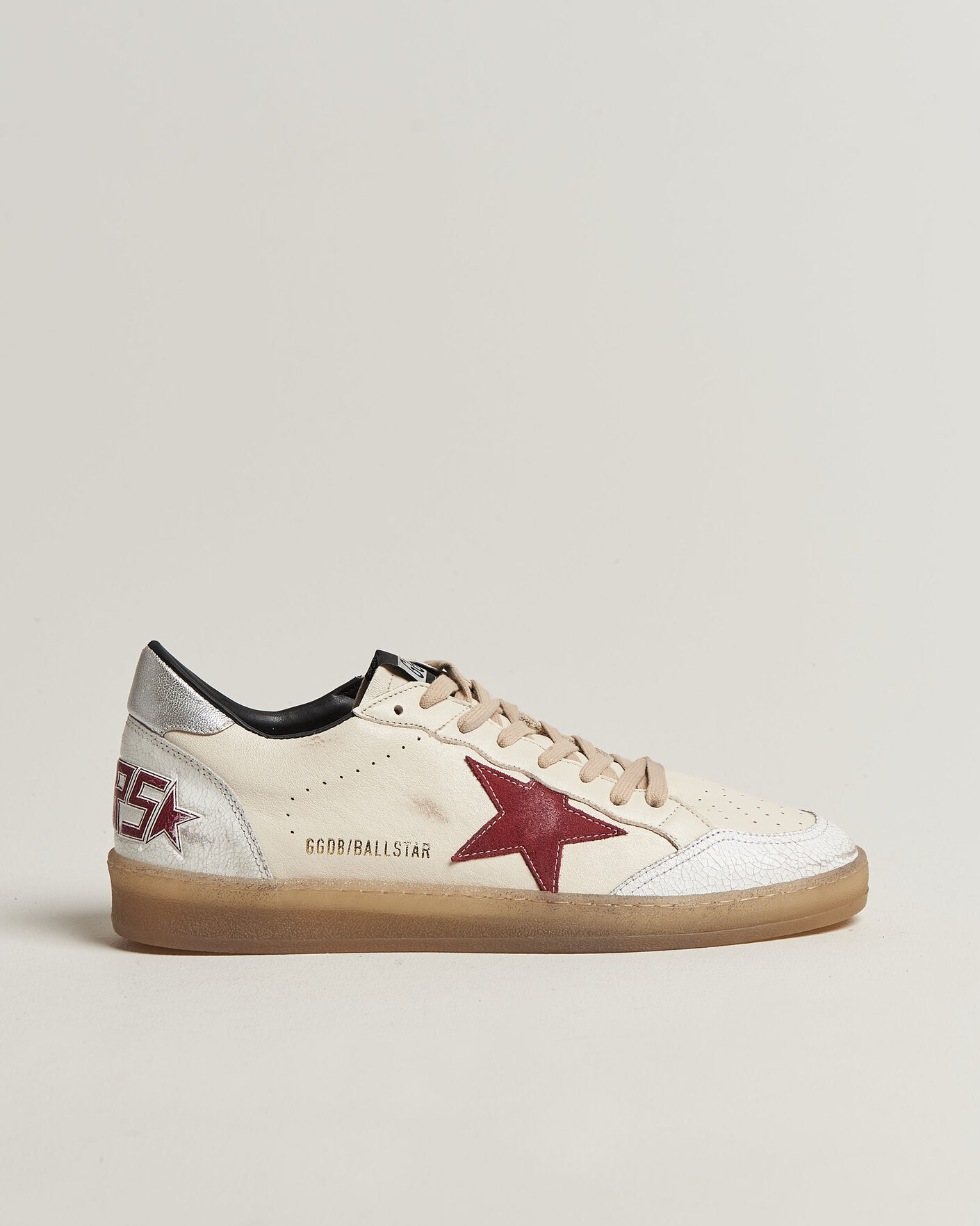 Men | Sneakers | Golden Goose | Ball Star Sneakers White/Red