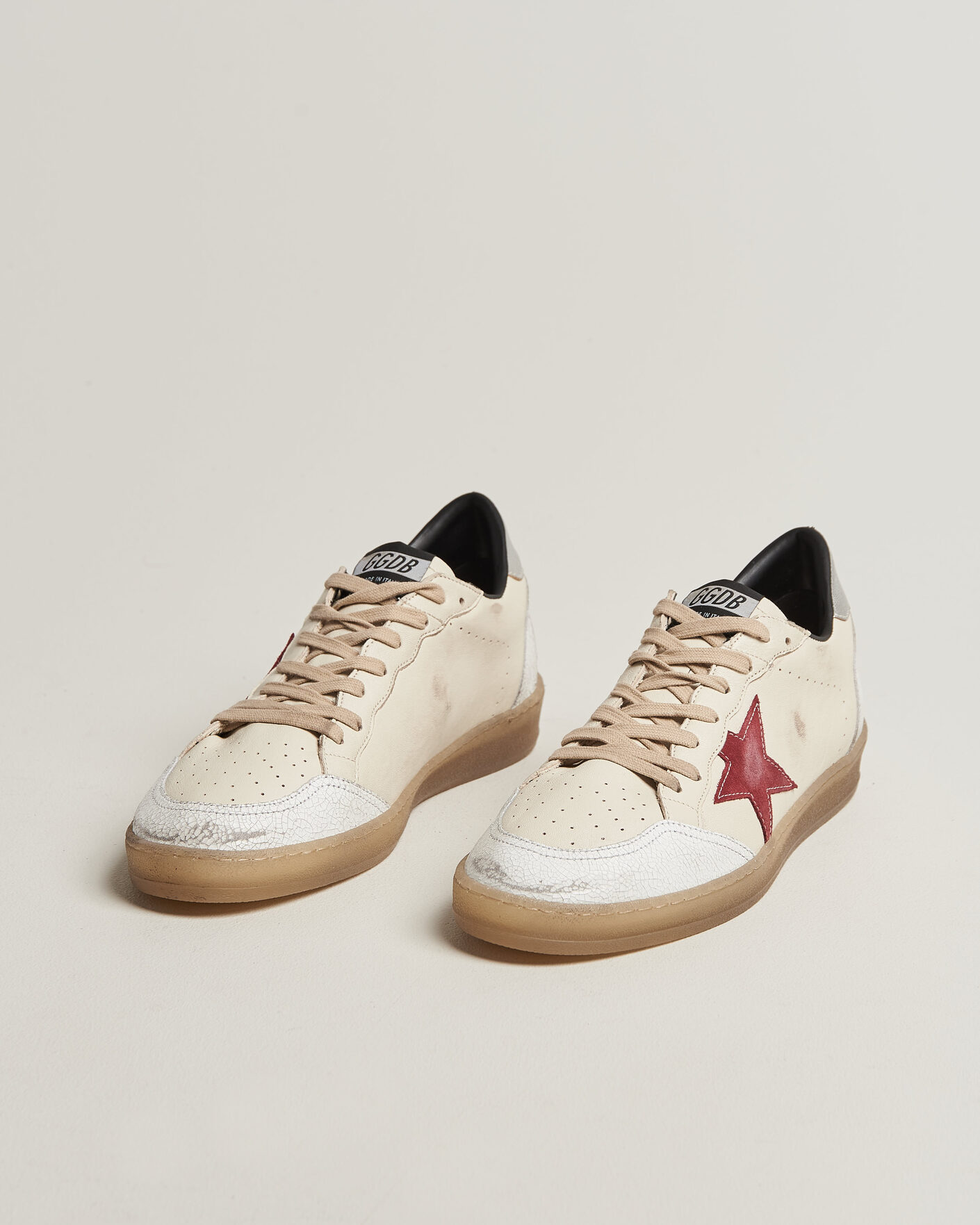 Men | Sneakers | Golden Goose | Ball Star Sneakers White/Red