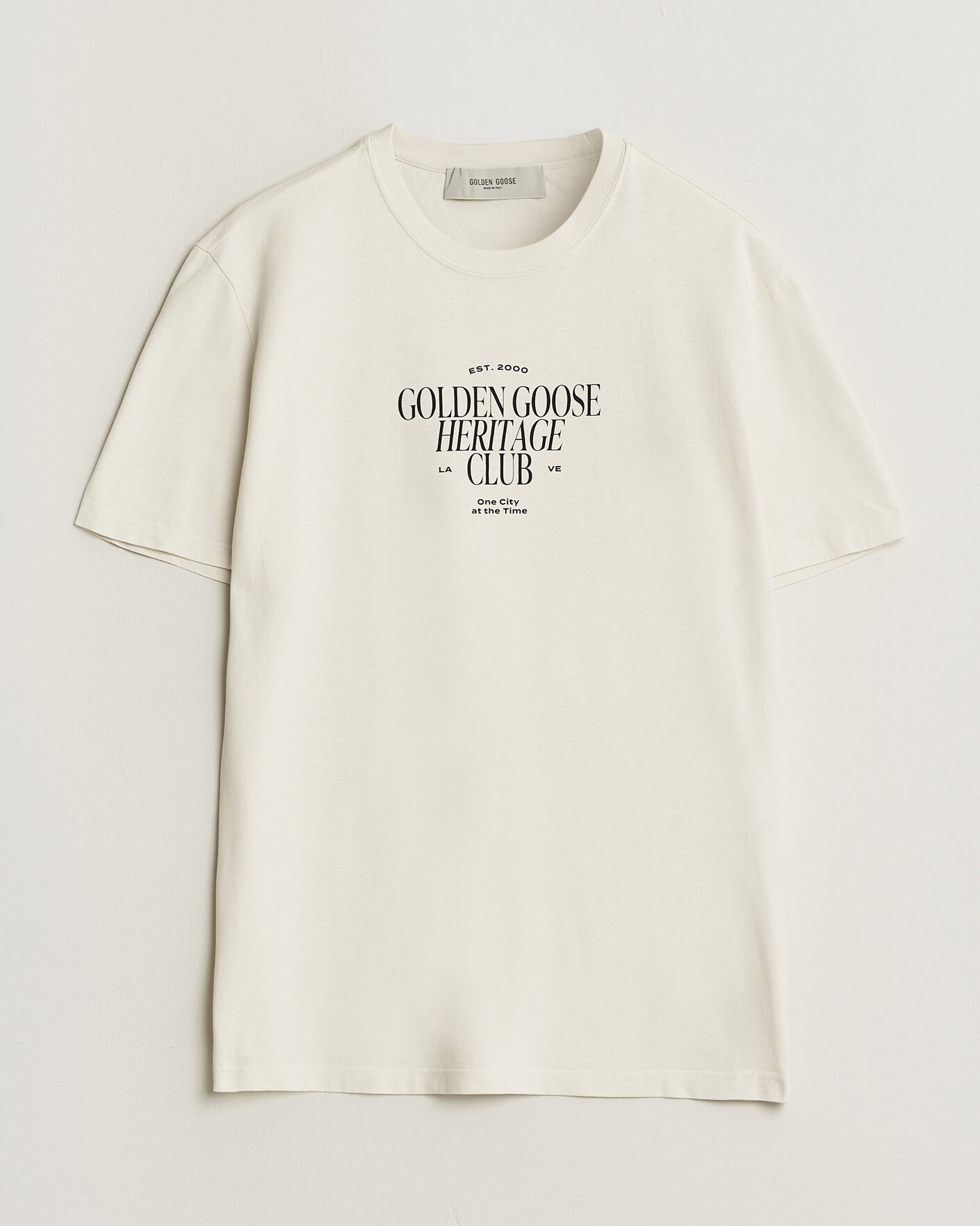 Men | T-Shirts | Golden Goose | Journey Print T-Shirt Heritage White