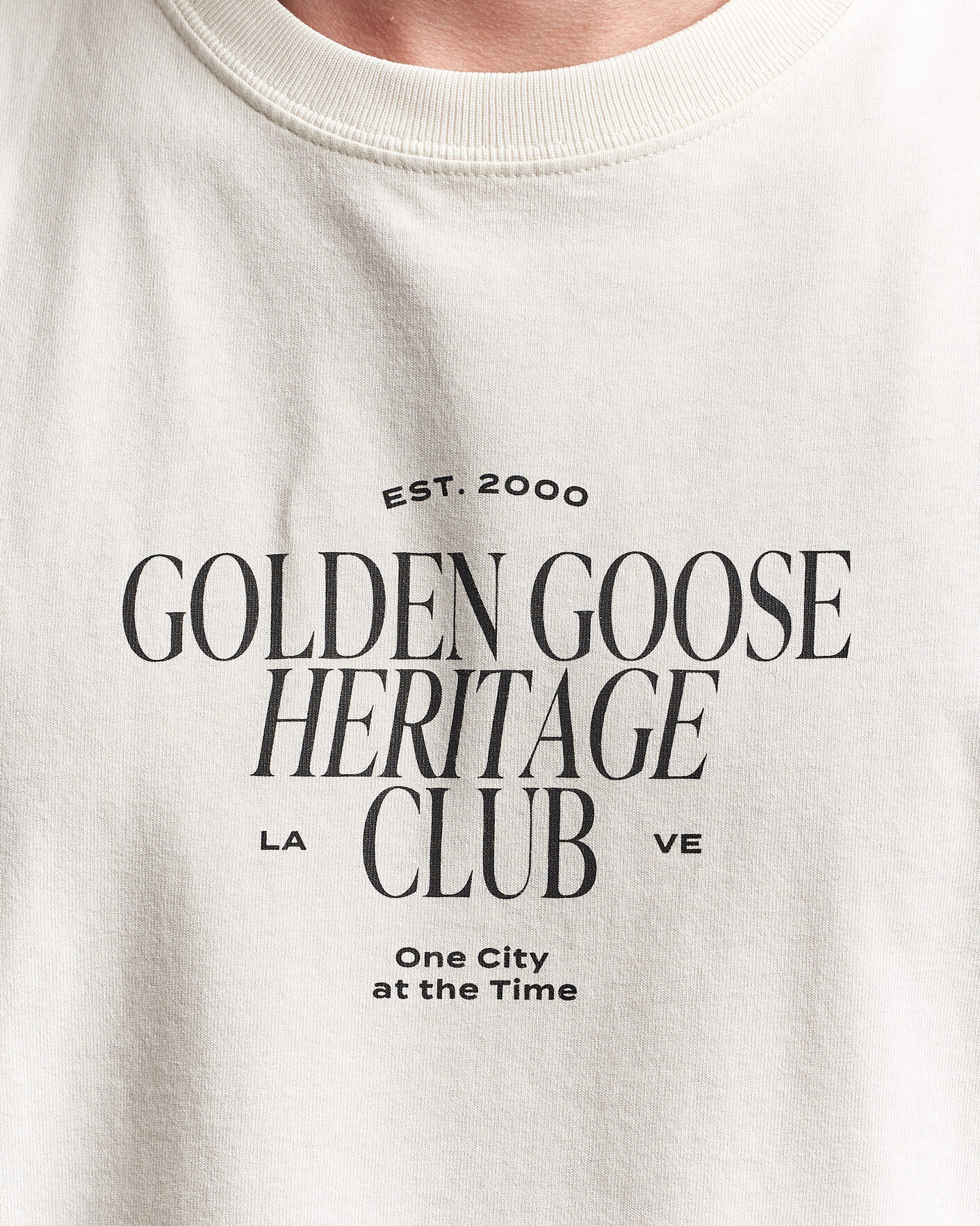 Men | T-Shirts | Golden Goose | Journey Print T-Shirt Heritage White