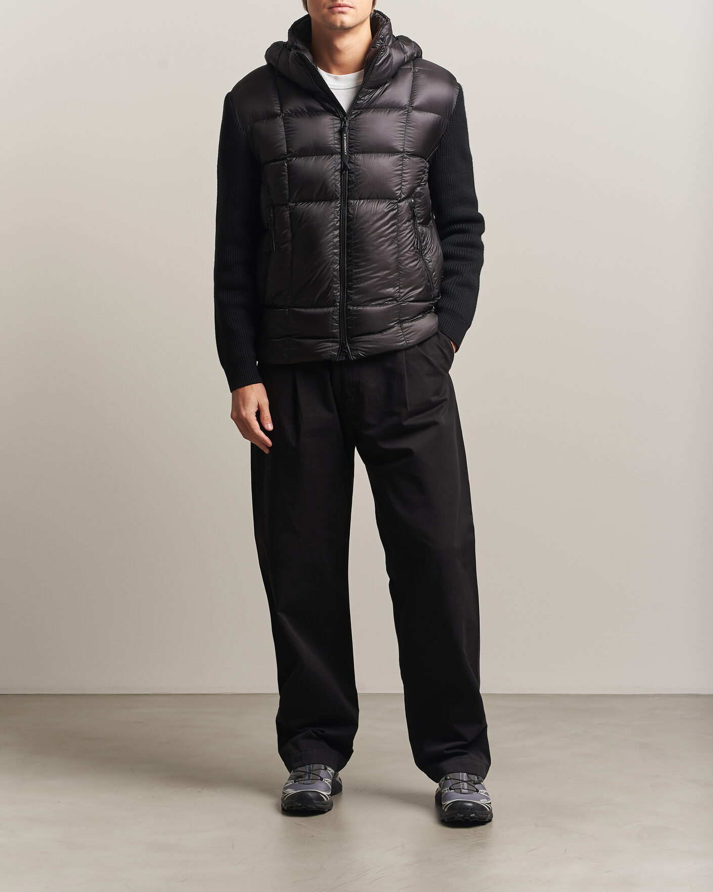 Men | Trousers | C.P. Company | Cotton Gabardine Pants Black