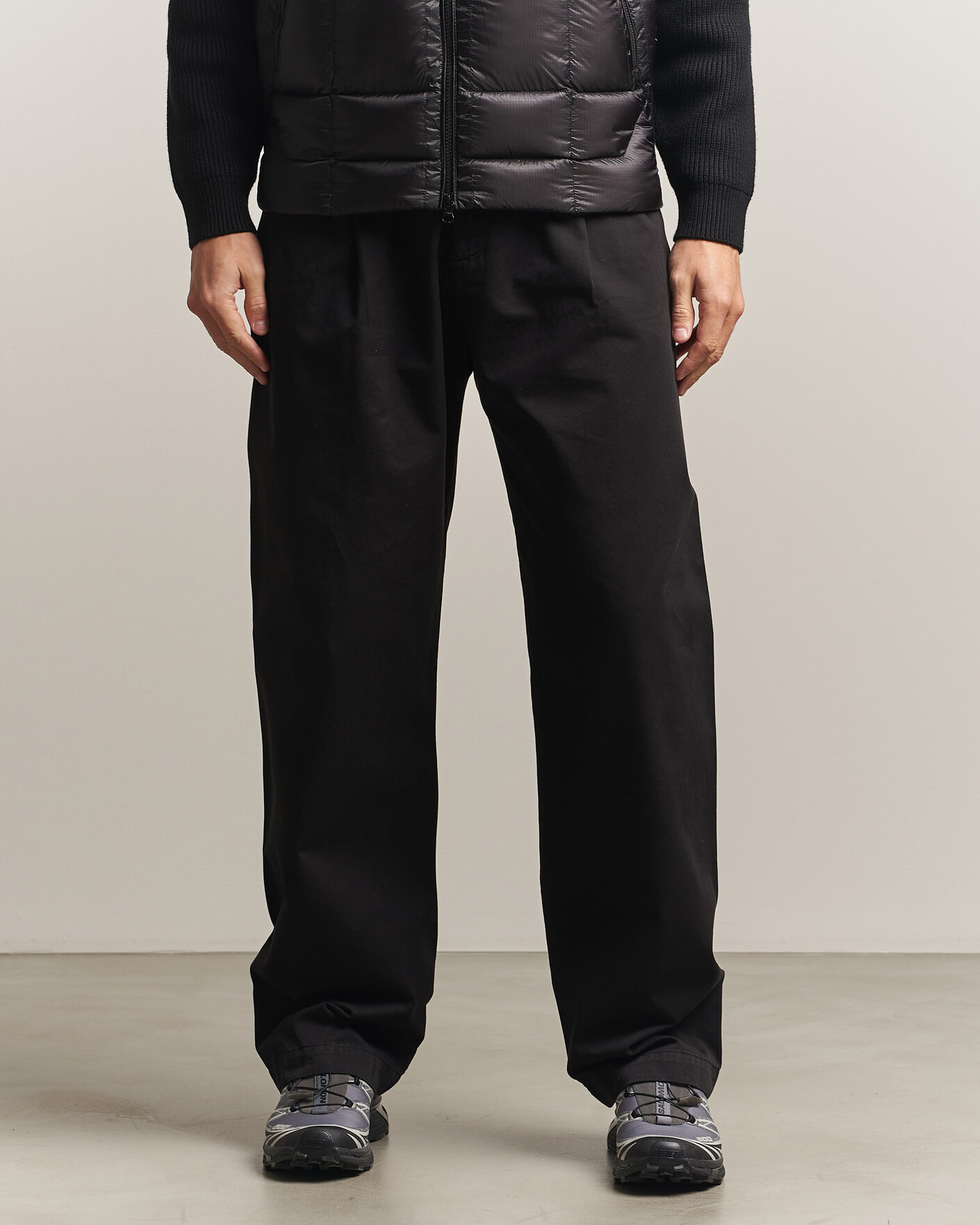 Men | Trousers | C.P. Company | Cotton Gabardine Pants Black