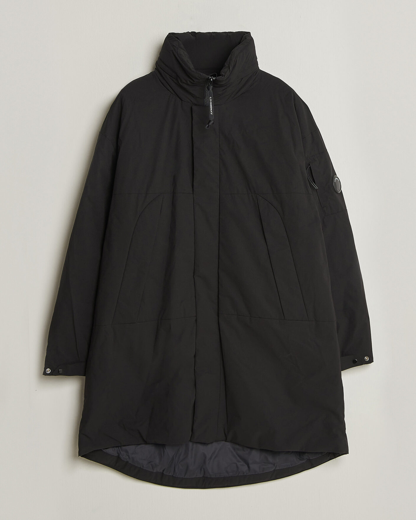 Men | Coats & Jackets | C.P. Company | Pro-Tek Lightweight Padded Parka Black
