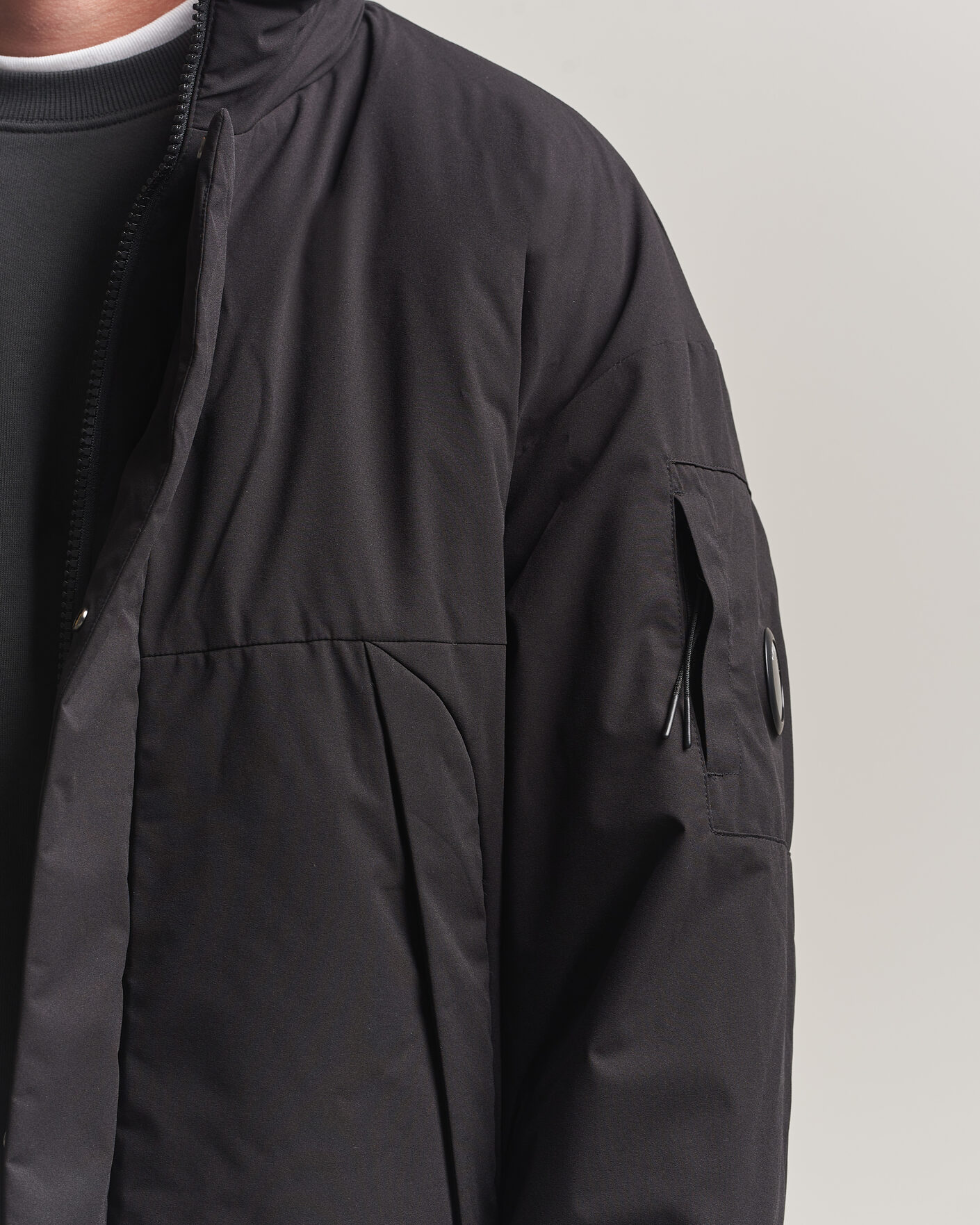 Men | Coats & Jackets | C.P. Company | Pro-Tek Lightweight Padded Parka Black