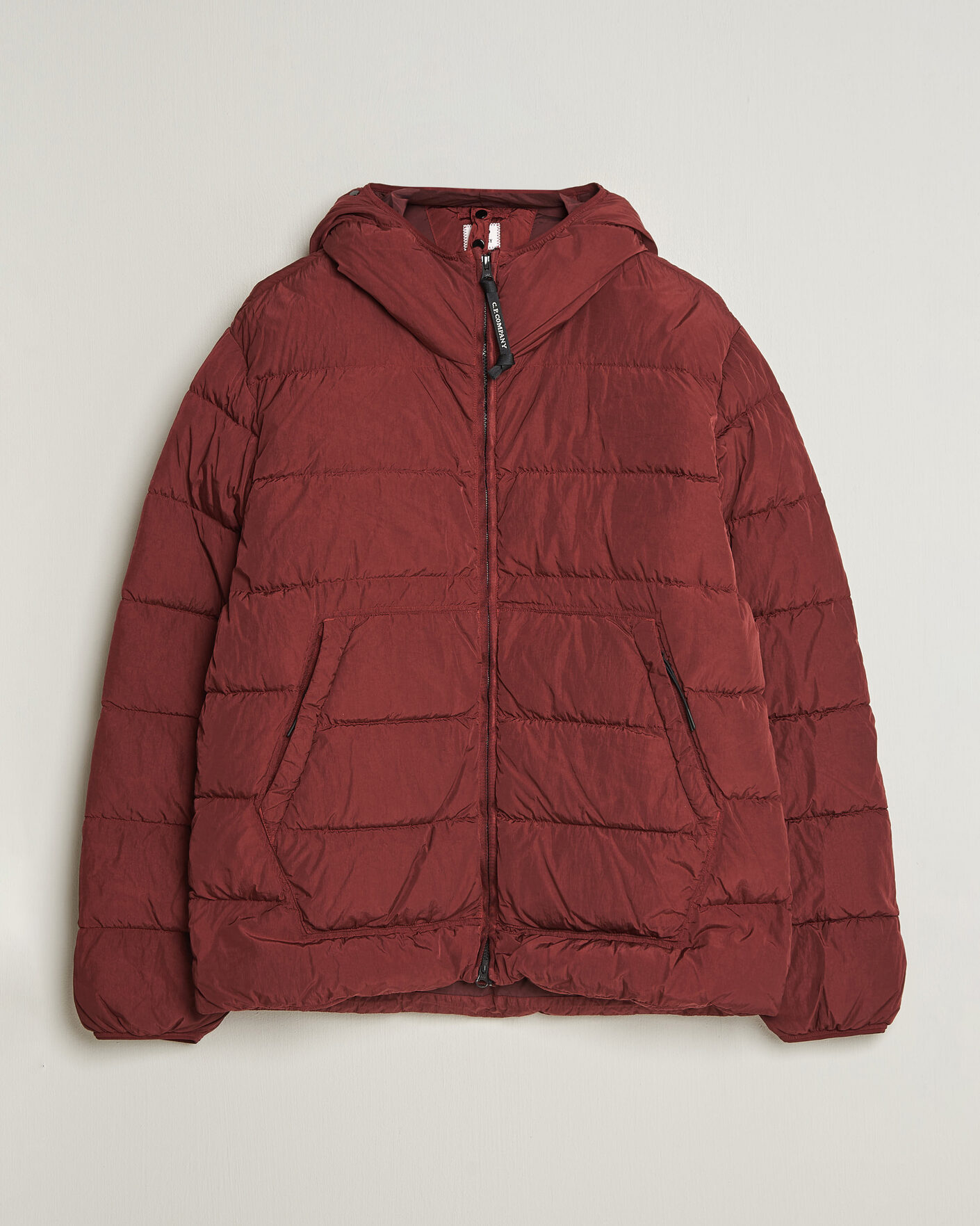 Men | Coats & Jackets | C.P. Company | Chrome-R Goggle Down Jacket Burgundy