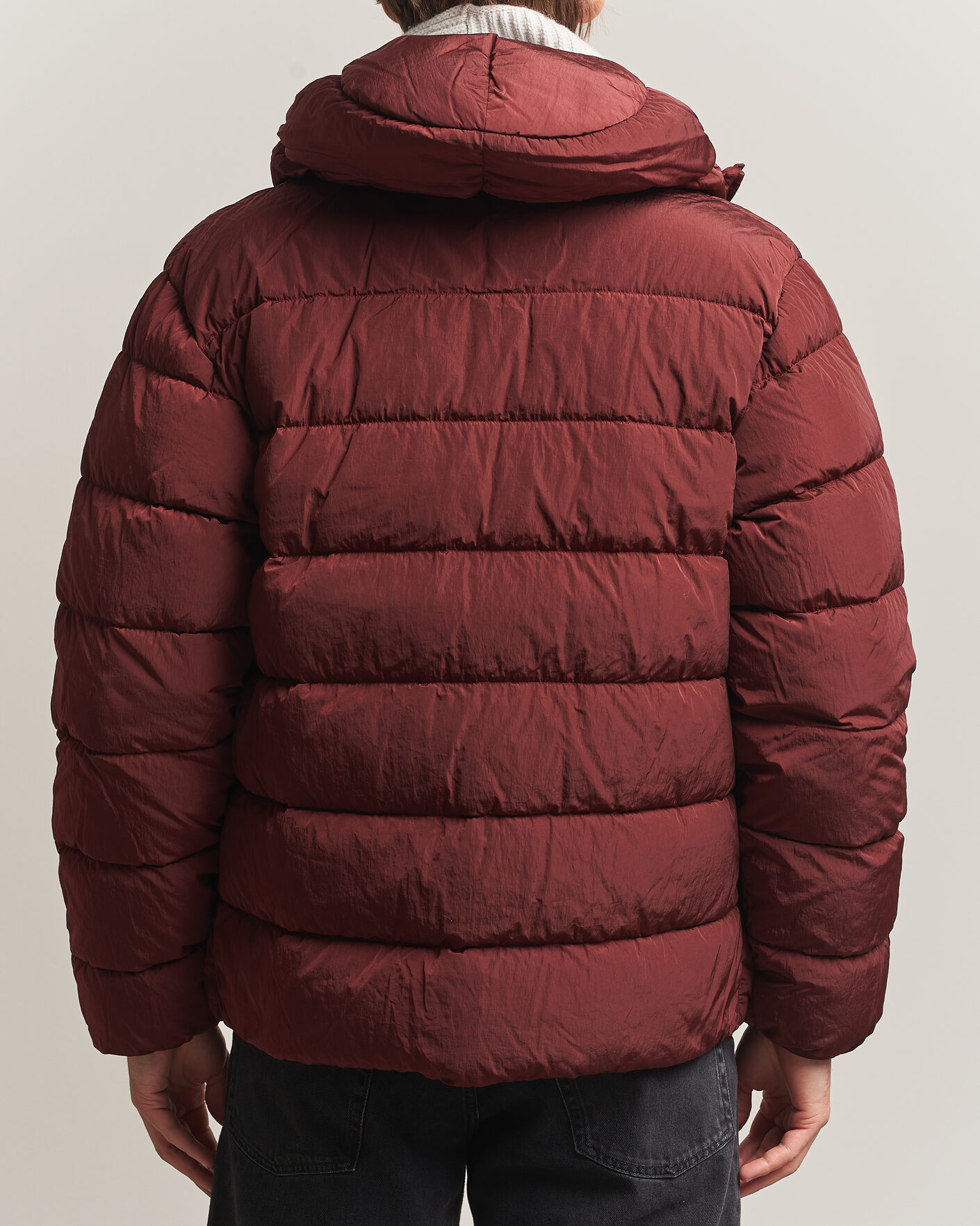 Men | Coats & Jackets | C.P. Company | Chrome-R Goggle Down Jacket Burgundy