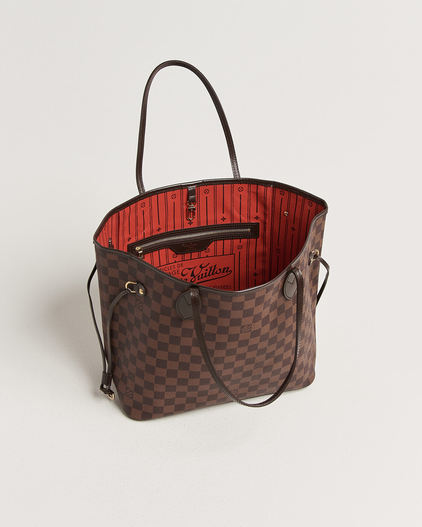 Men | Pre-Owned & Vintage Bags | Louis Vuitton Pre-Owned | Neverfull MM Damier Ebene