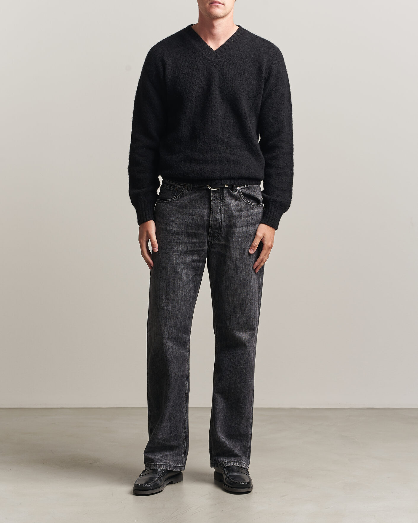 Men | Trousers | Jeanerica | VM009 Vega Jeans Black Righe