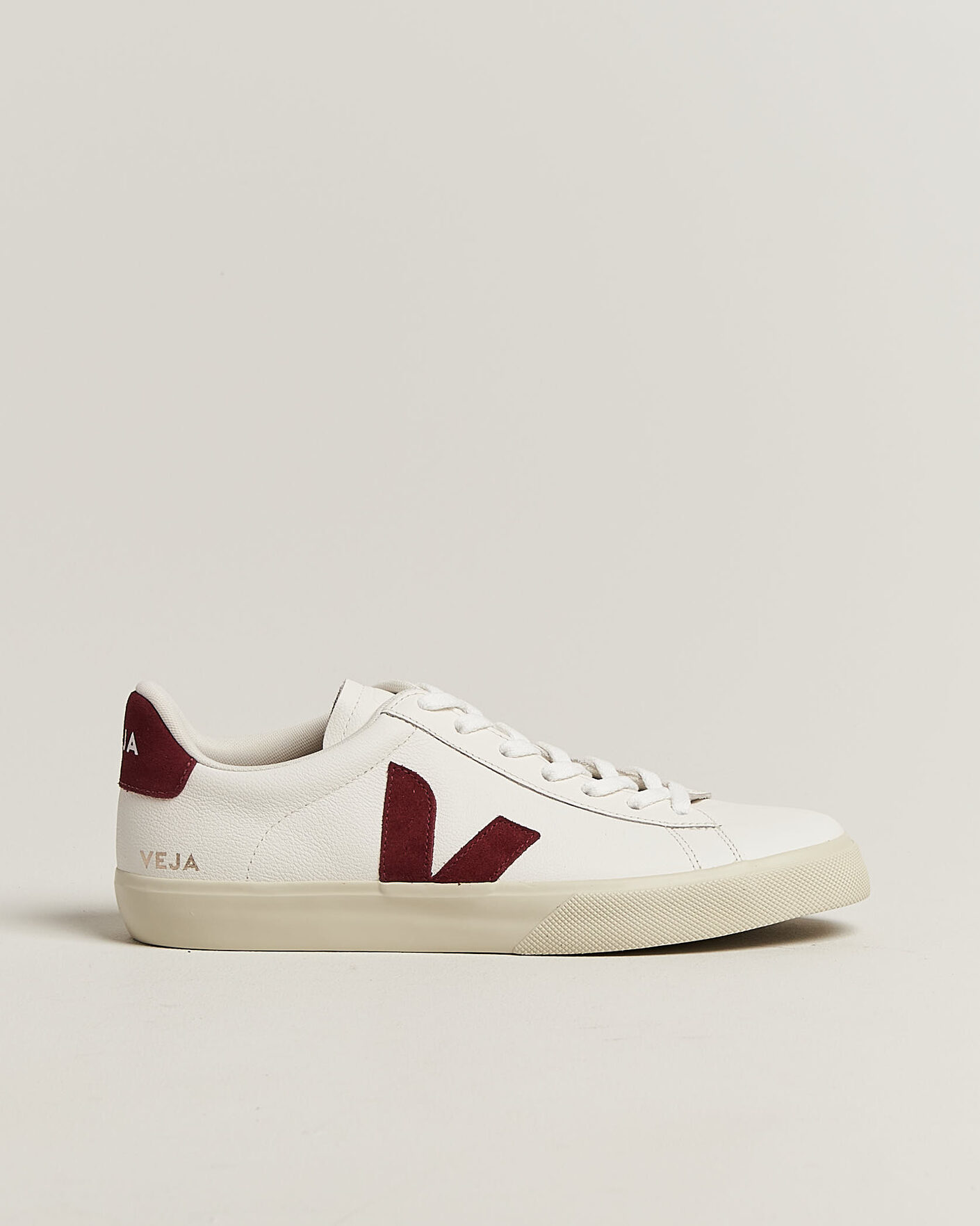 Men | Sneakers | Veja | Campo Sneaker White/Grenat