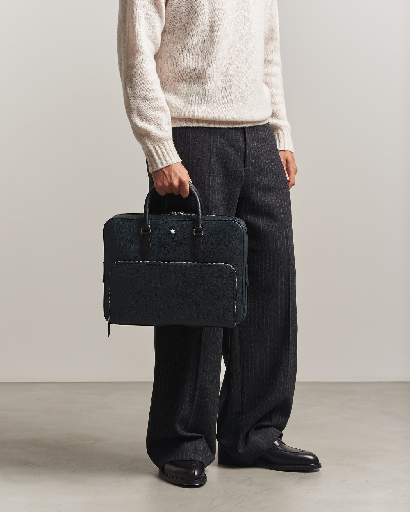 Men | Bags | Montblanc | Sartorial Medium Document Case Tweed Blue
