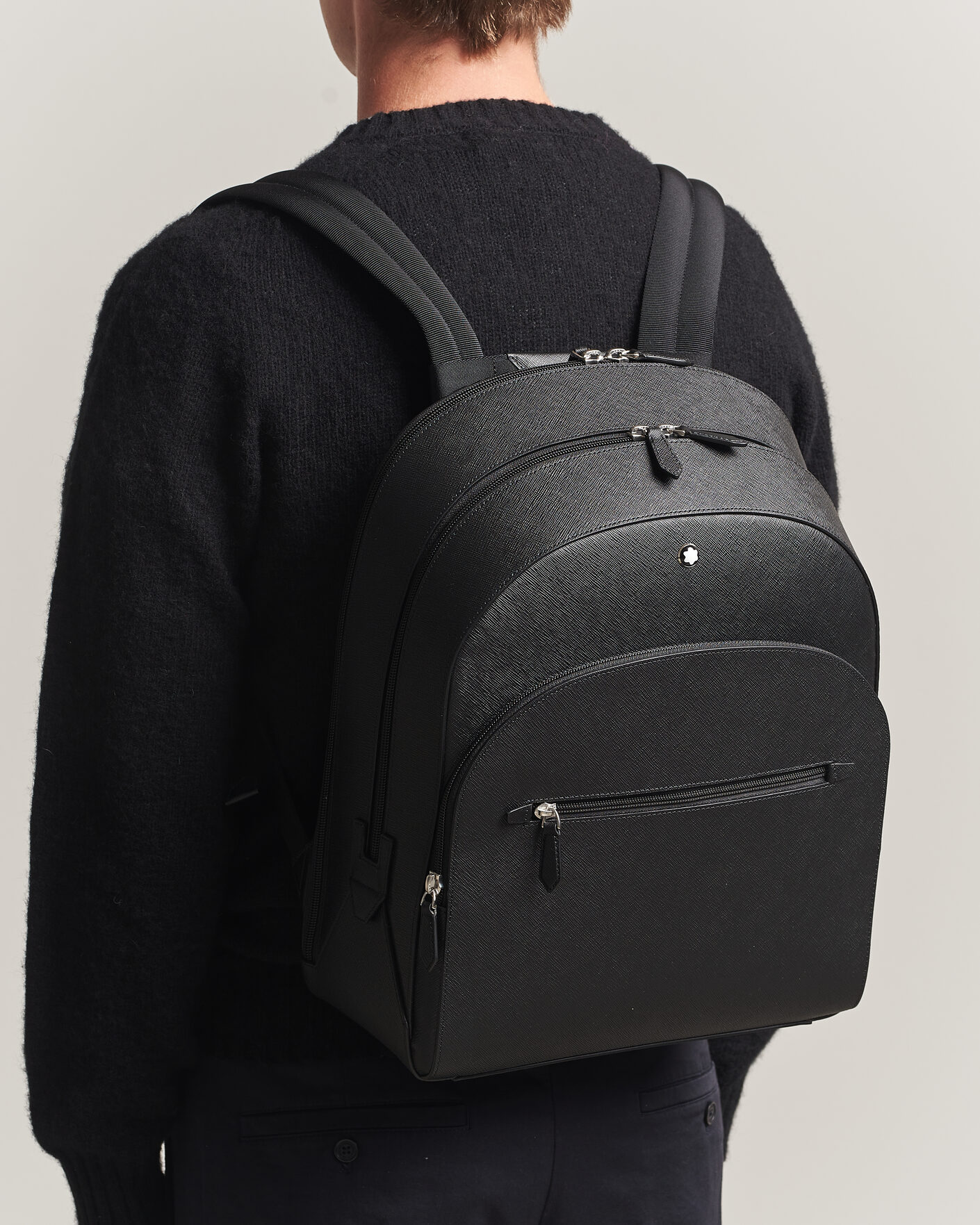 Men | Bags | Montblanc | Sartorial Large Backpack 3 Compartments Black