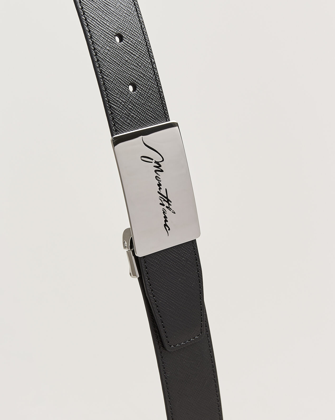 Men | Belts | Montblanc | 35mm Reversible Sartorial/Calf Logo Belt Black