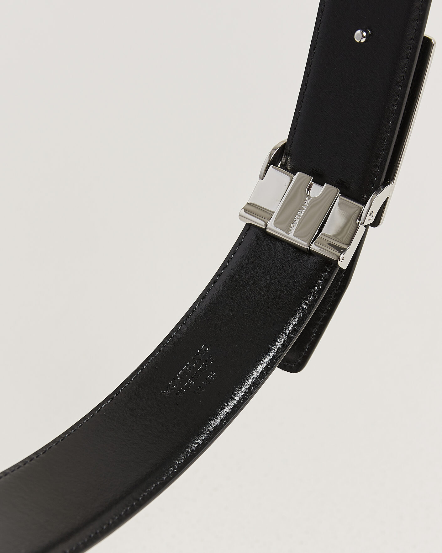 Men | Belts | Montblanc | 35mm Reversible Sartorial/Calf Logo Belt Black