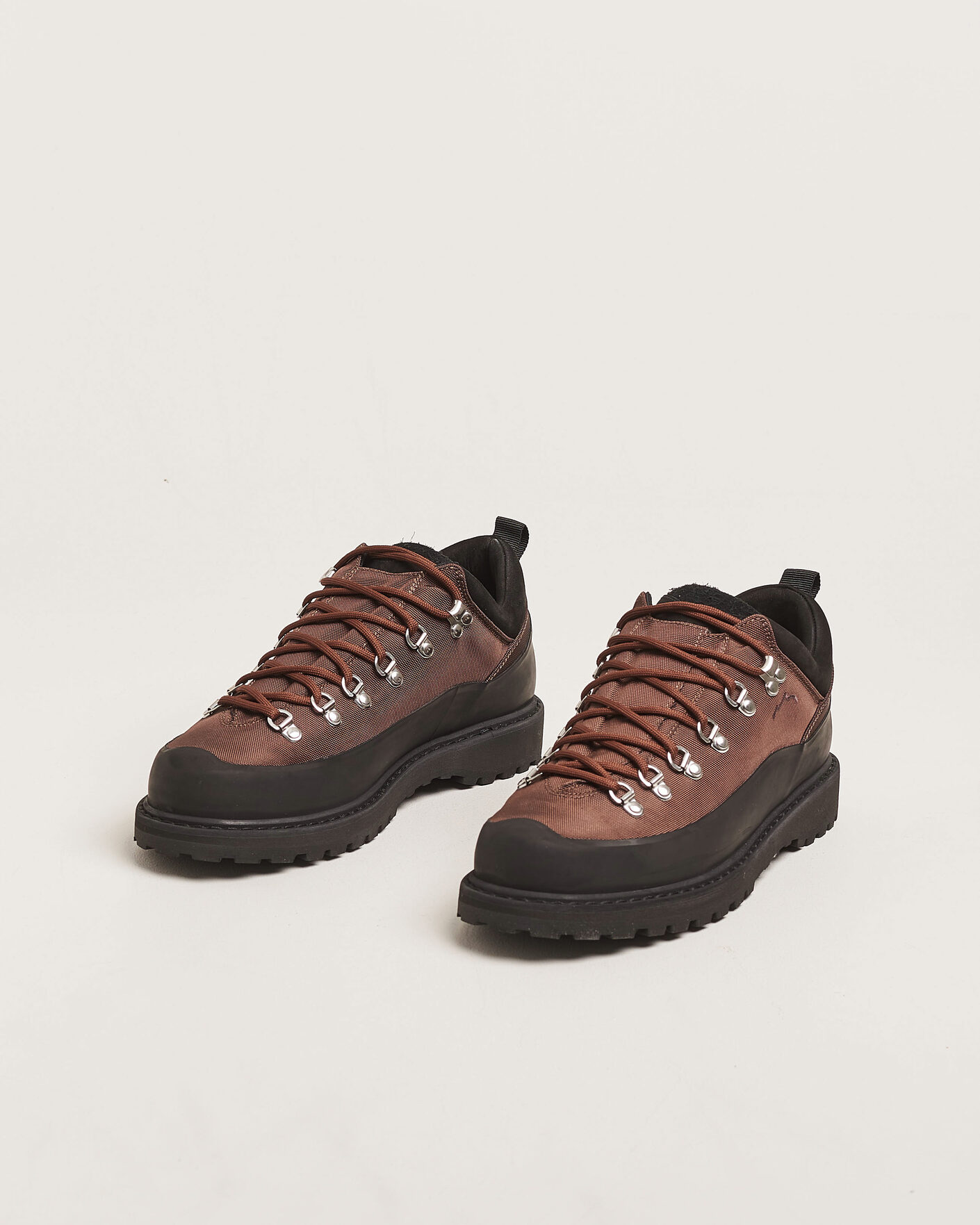 Men | Boots | Diemme | Roccia Basso Sport Low Boot Mogano Fabric