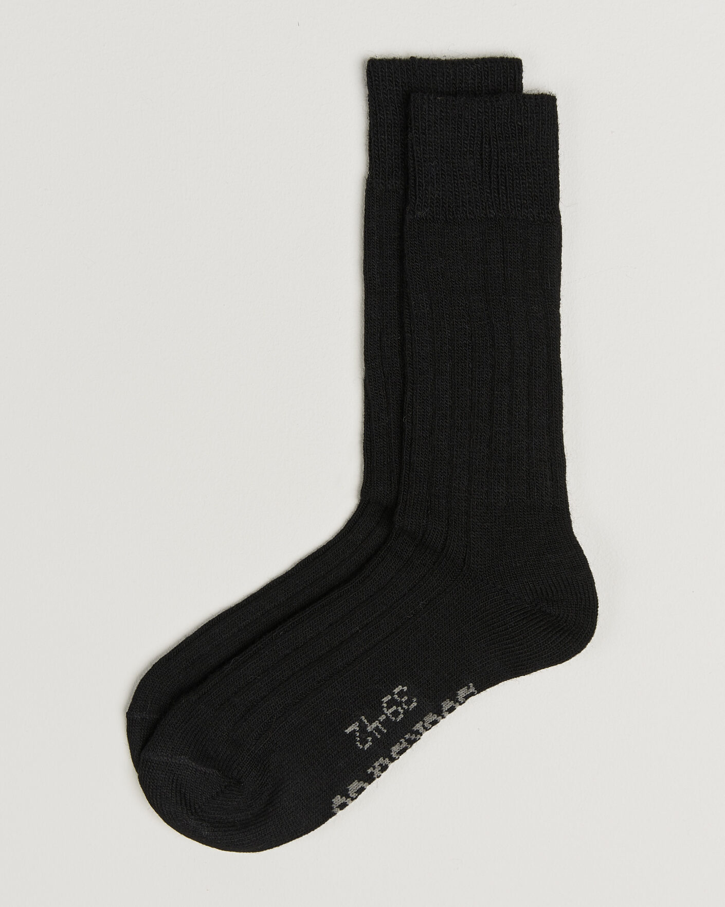 Men | Underwear & Socks | Alpacasocks & Co | 2-Pack Ribbed Alpacka Wool Socks Black