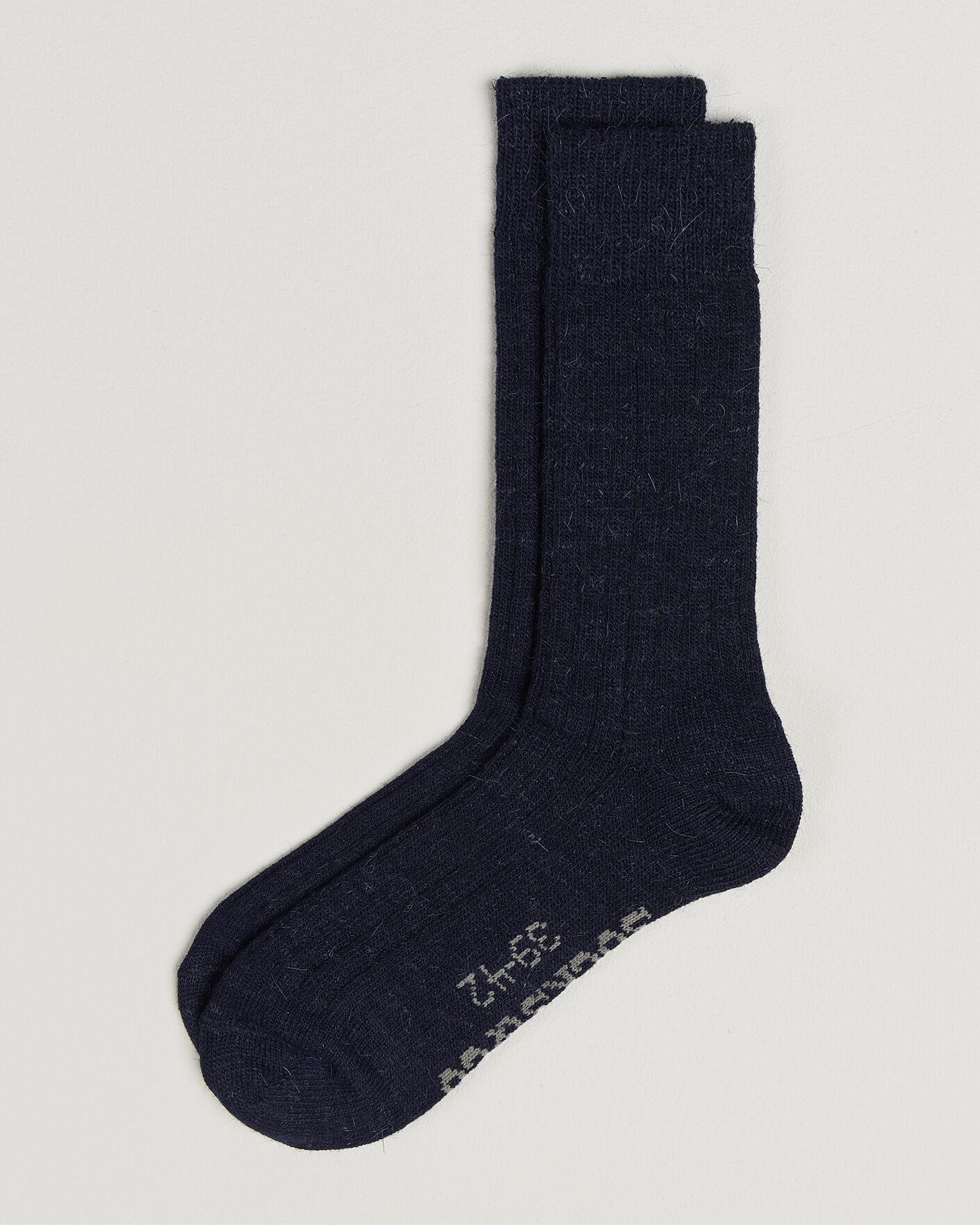 Men | Underwear & Socks | Alpacasocks & Co | 2-Pack Ribbed Alpacka Wool Socks Navy