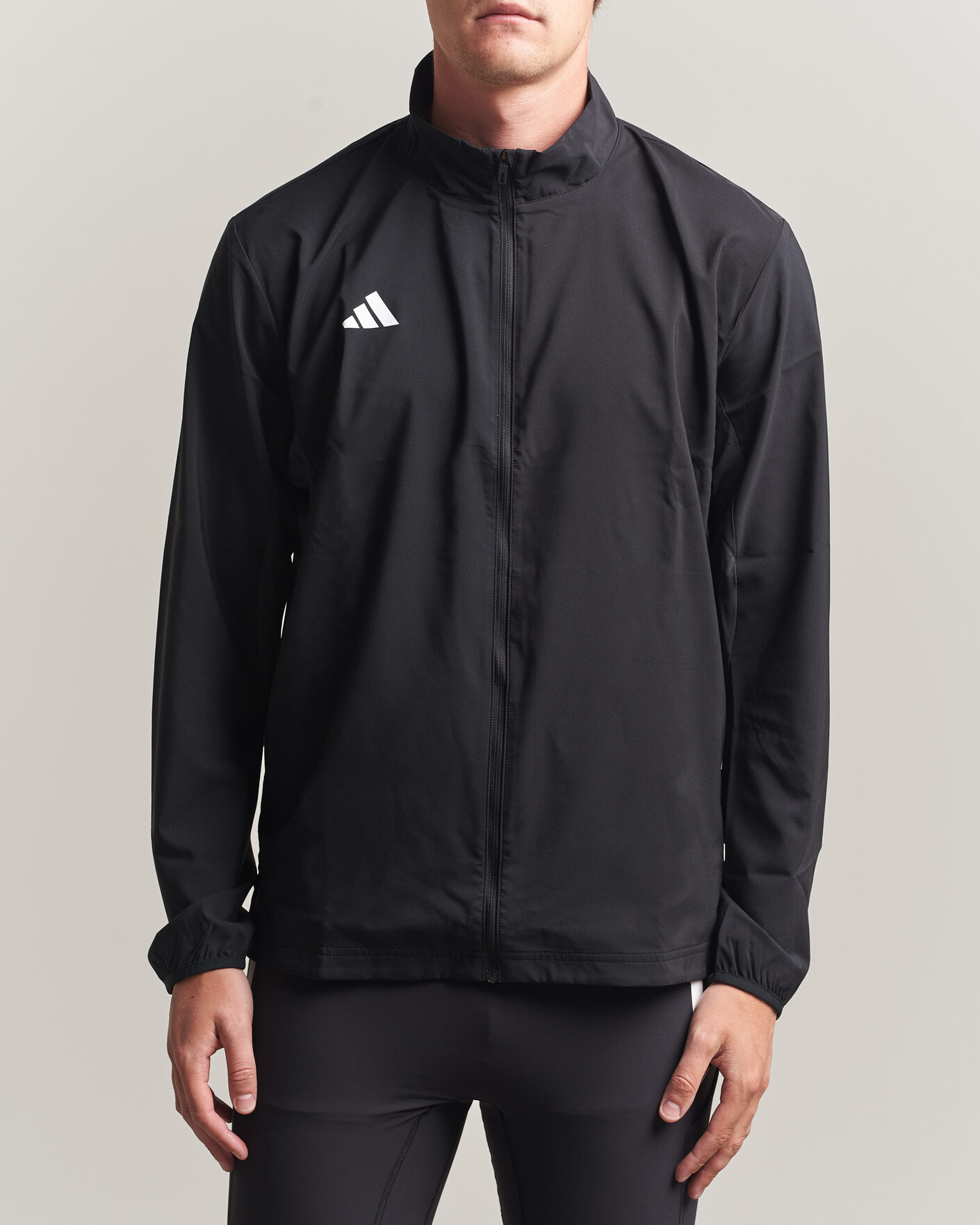 Men | Sweaters & Knitwear | adidas Performance | Adizero Running Full Zip Black