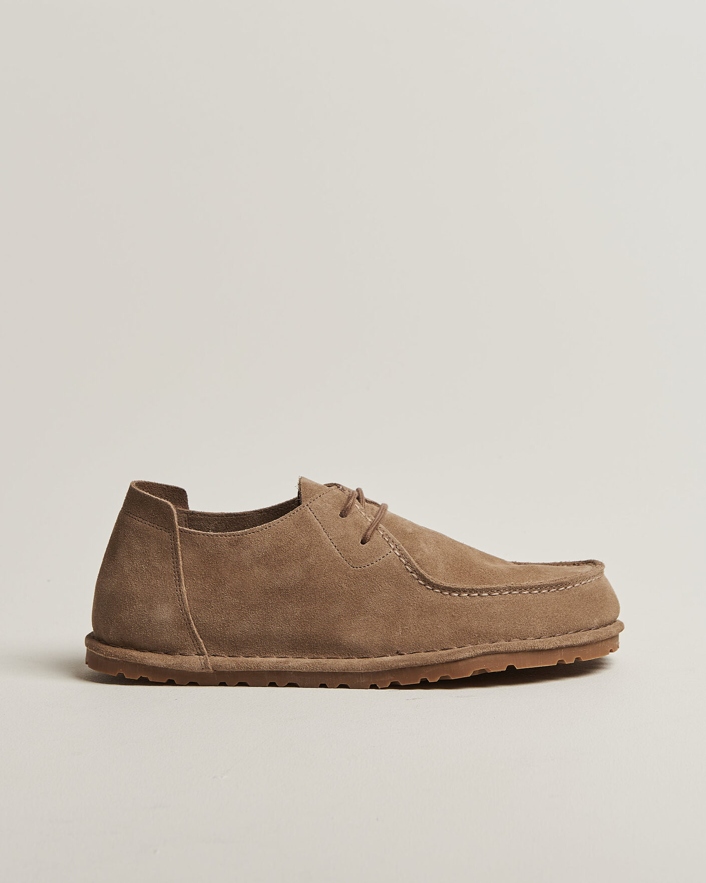 Men | Loafers | BIRKENSTOCK | Utti Lace Loafer Gray Taupe Suede