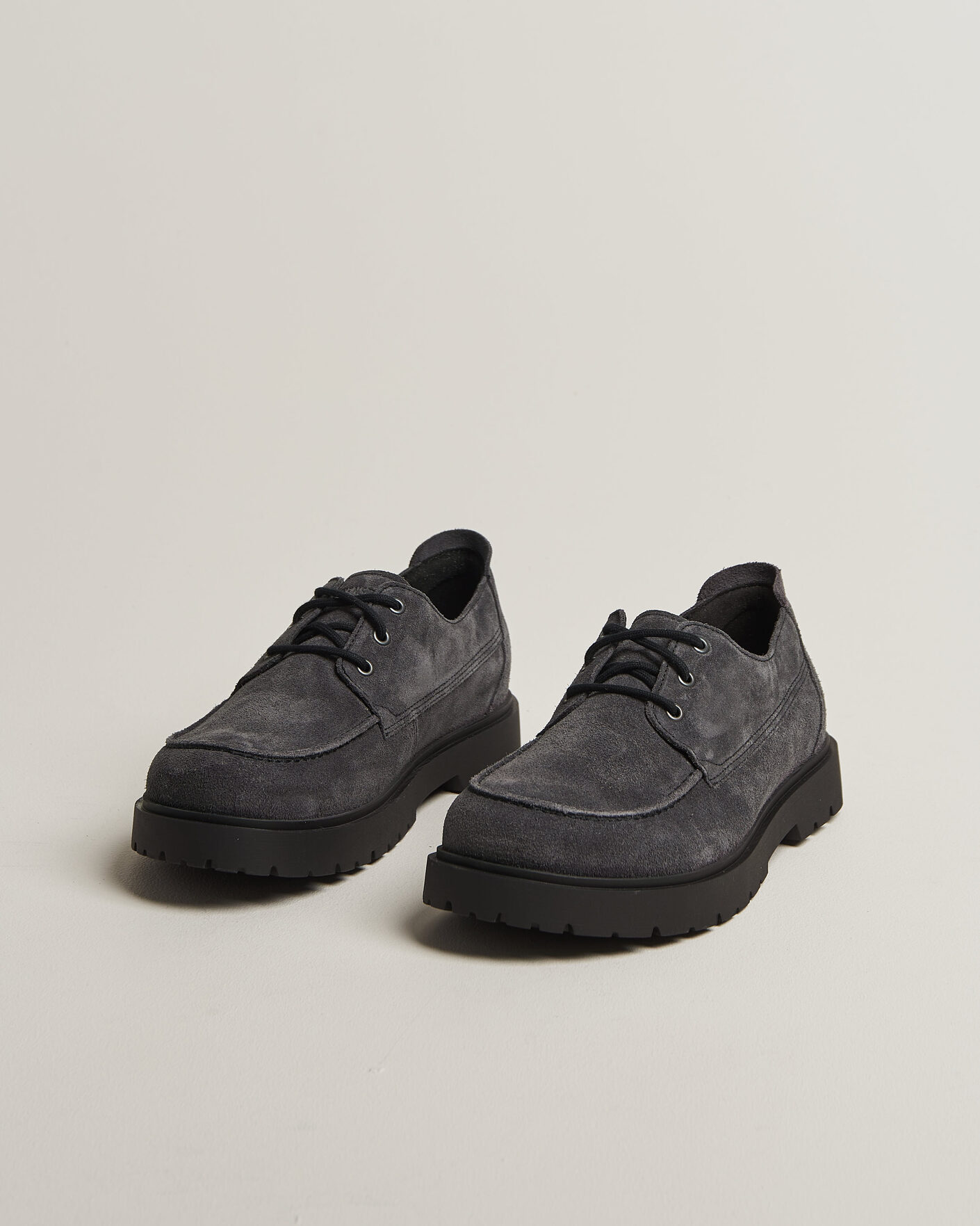 Men | Derby Shoes | BIRKENSTOCK | Highwood Moc Lace Charcoal Suede