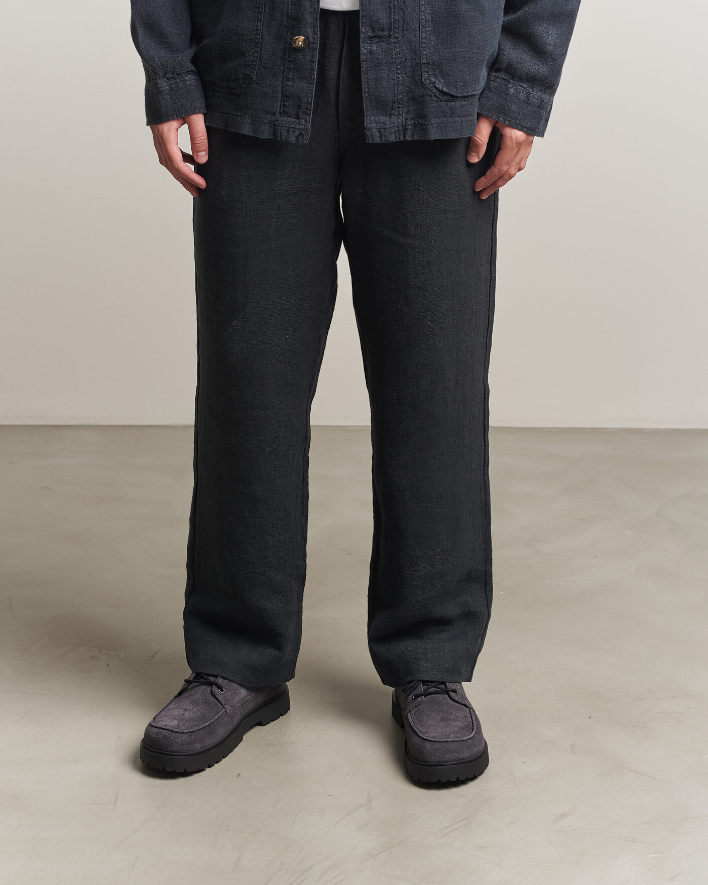 Men | Derby Shoes | BIRKENSTOCK | Highwood Moc Lace Charcoal Suede