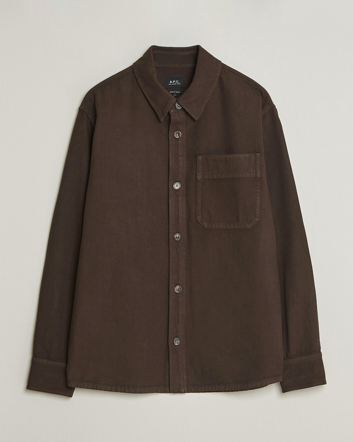 Men | Shirts | A.P.C. | Basile Overshirt Chocolate