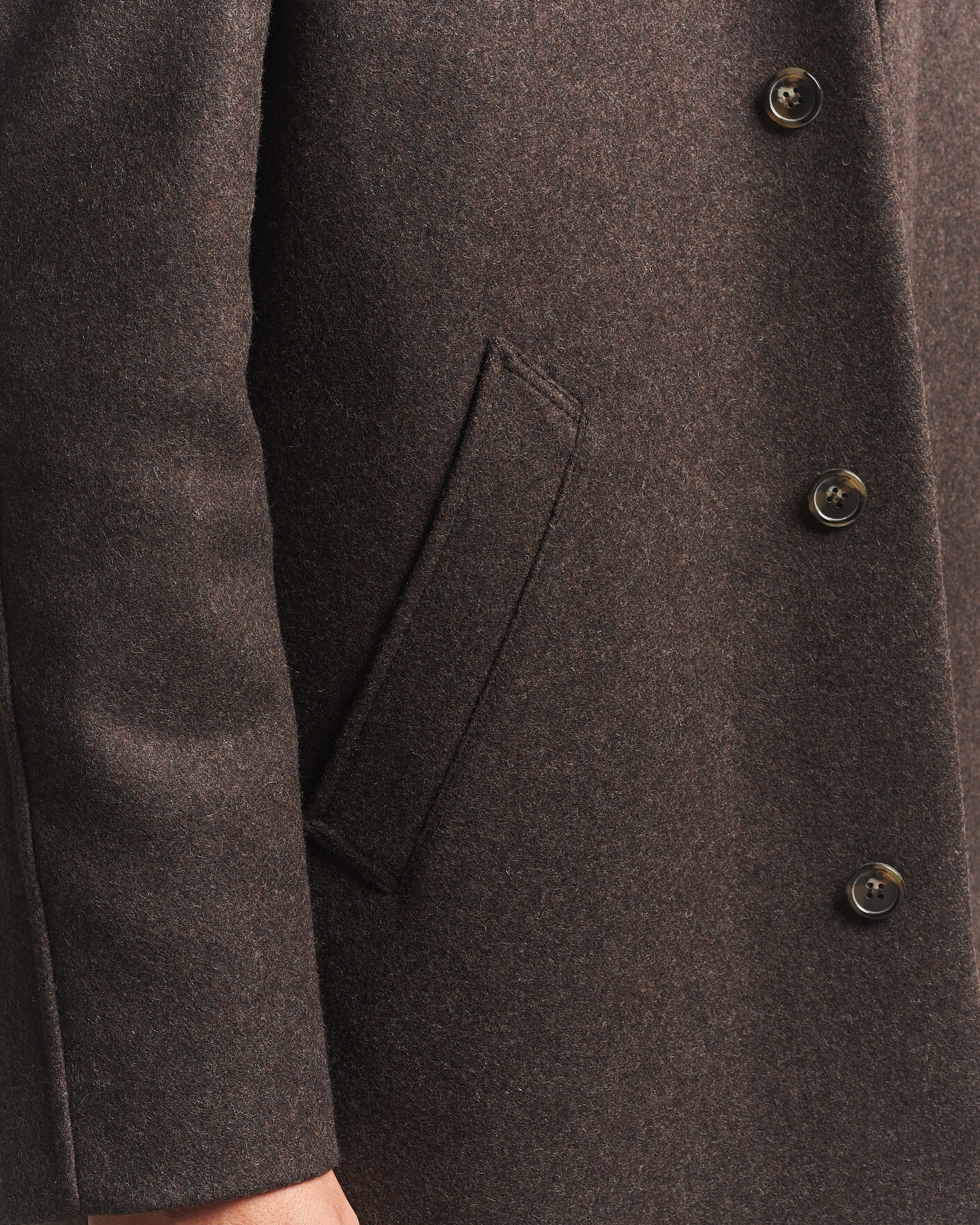 Men | Coats & Jackets | A.P.C. | Auster Wool Coat Maroon Melange