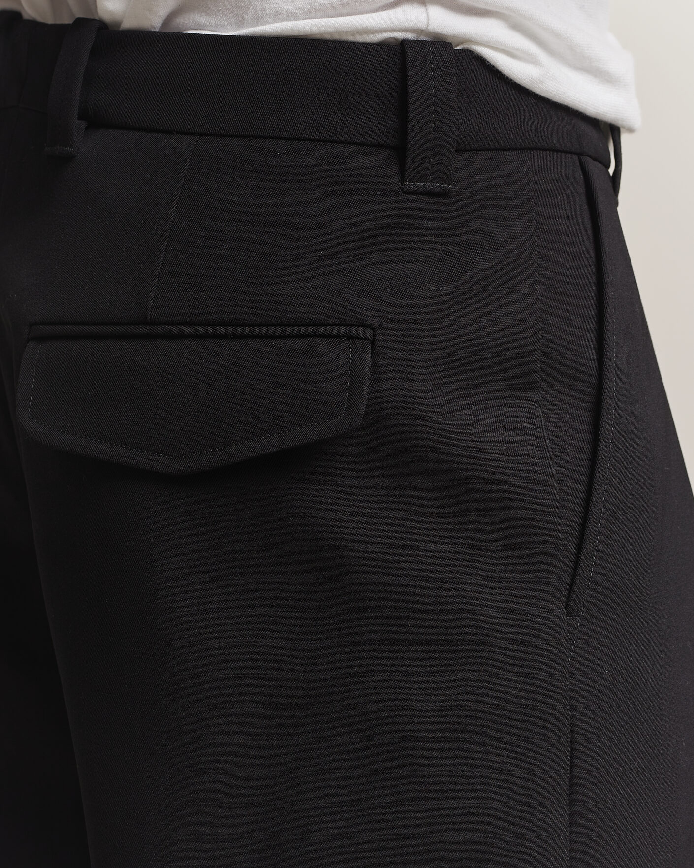 Men | Trousers | A.P.C. | Renato Pleated Trousers Black