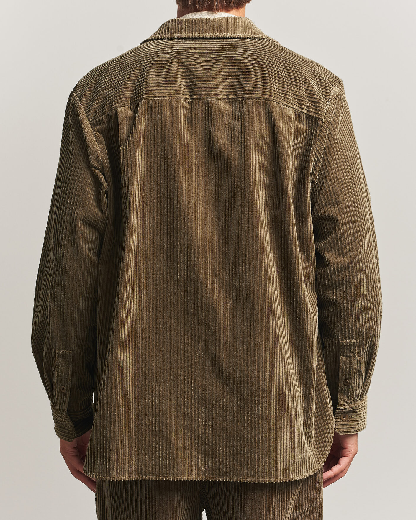 Men | Shirts | A.P.C. | Mateo Corduroy Overshirt Taupe
