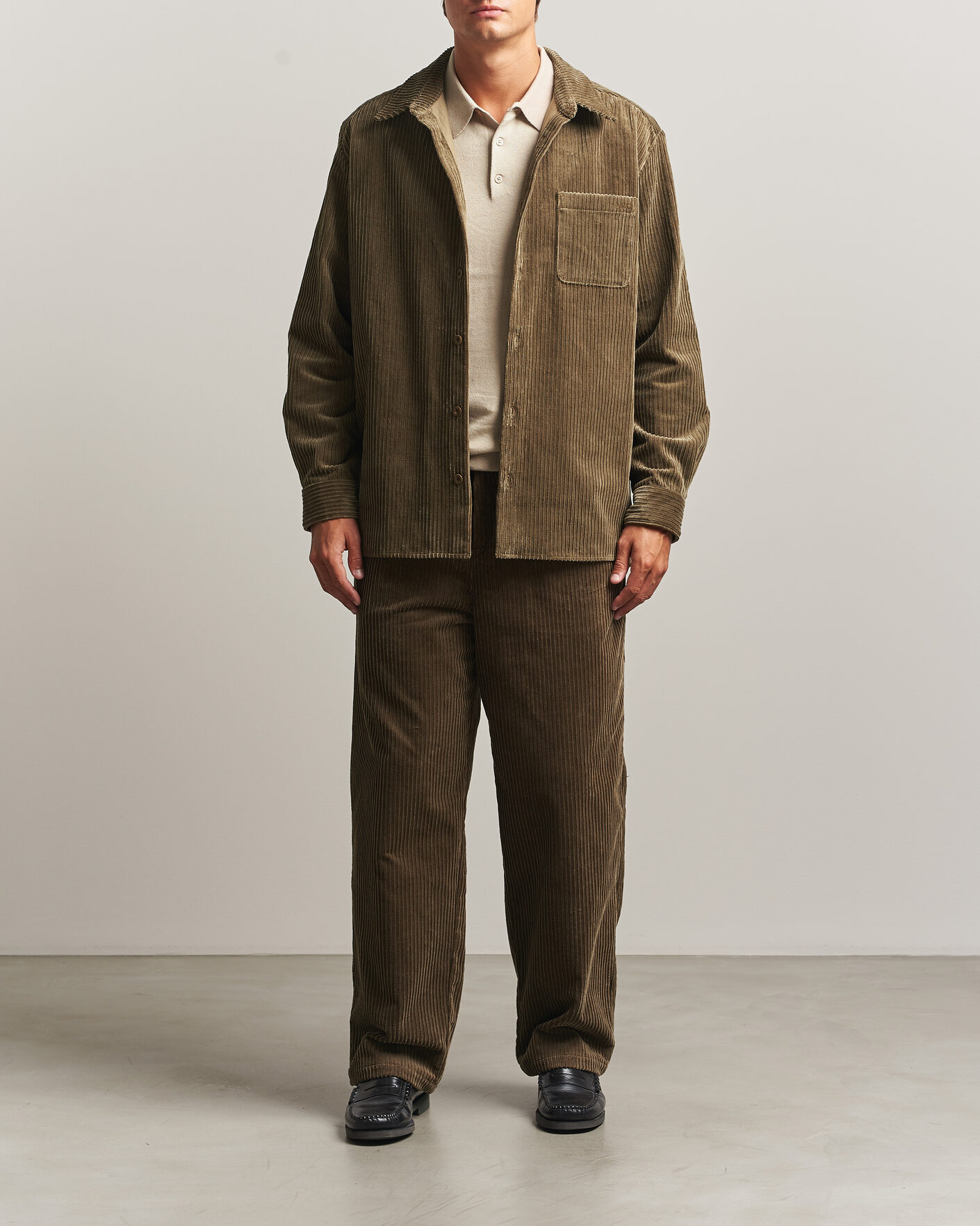 Men | Trousers | A.P.C. | Ricky Corduroy Trousers Taupe