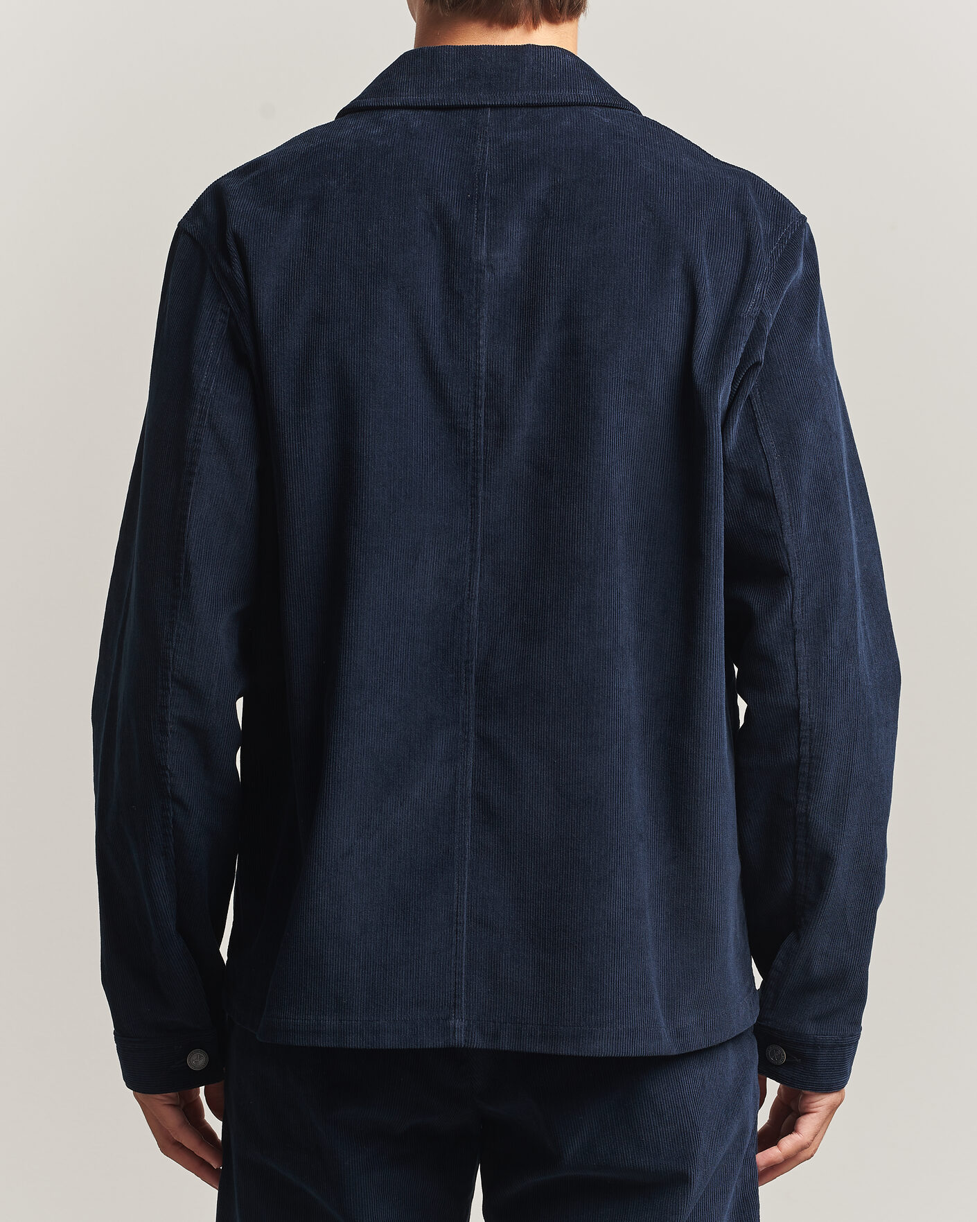 Men | Shirts | A.P.C. | New Rodney Corduroy Overshirt Dark Navy