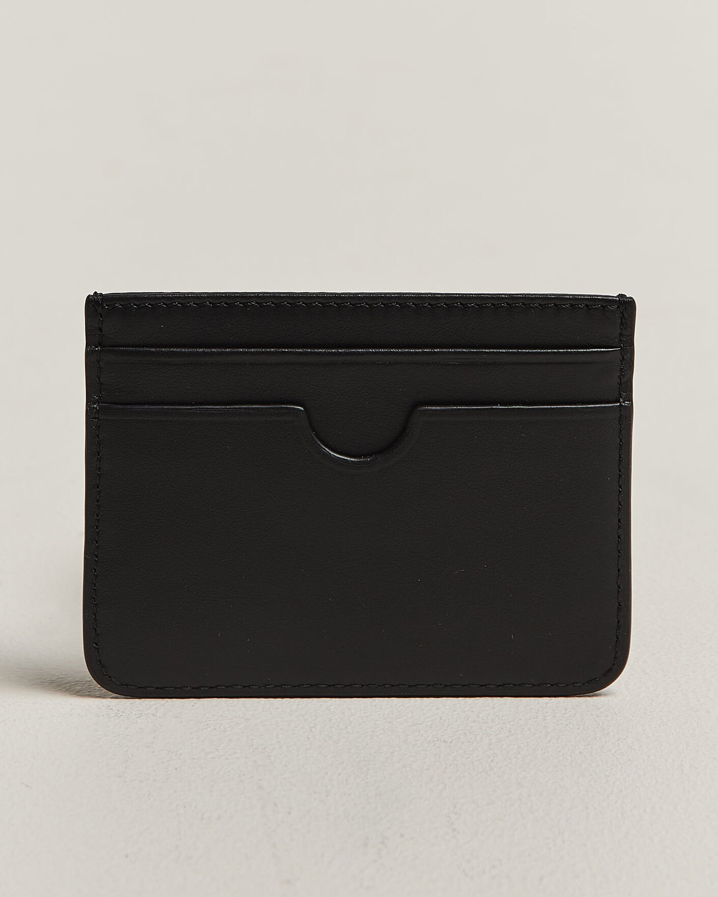Men | Wallets | AMI | Tonal Heart Logo Card Holder Black