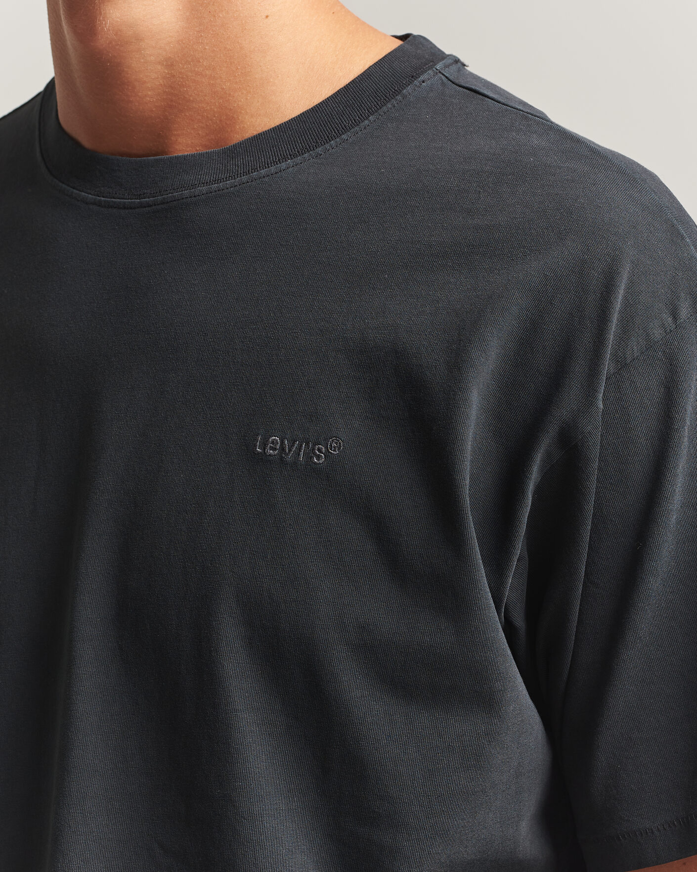 Men | T-Shirts | Levi's | Red Tab Vintage T-Shirt Weathered Finish Jet Black