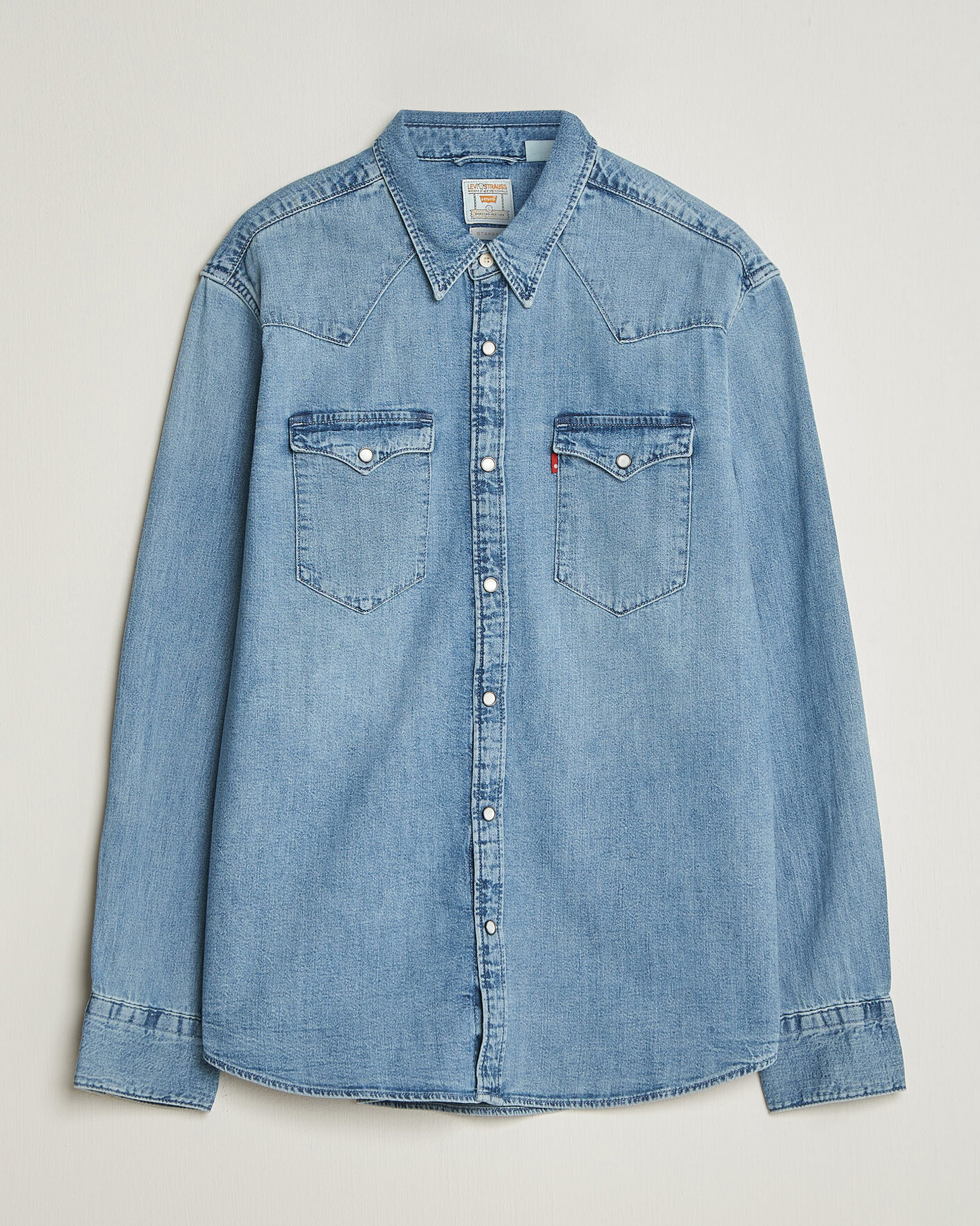 Men | Shirts | Levi's | Barstow Western Standard Shirt Blue Sky Mountain Light