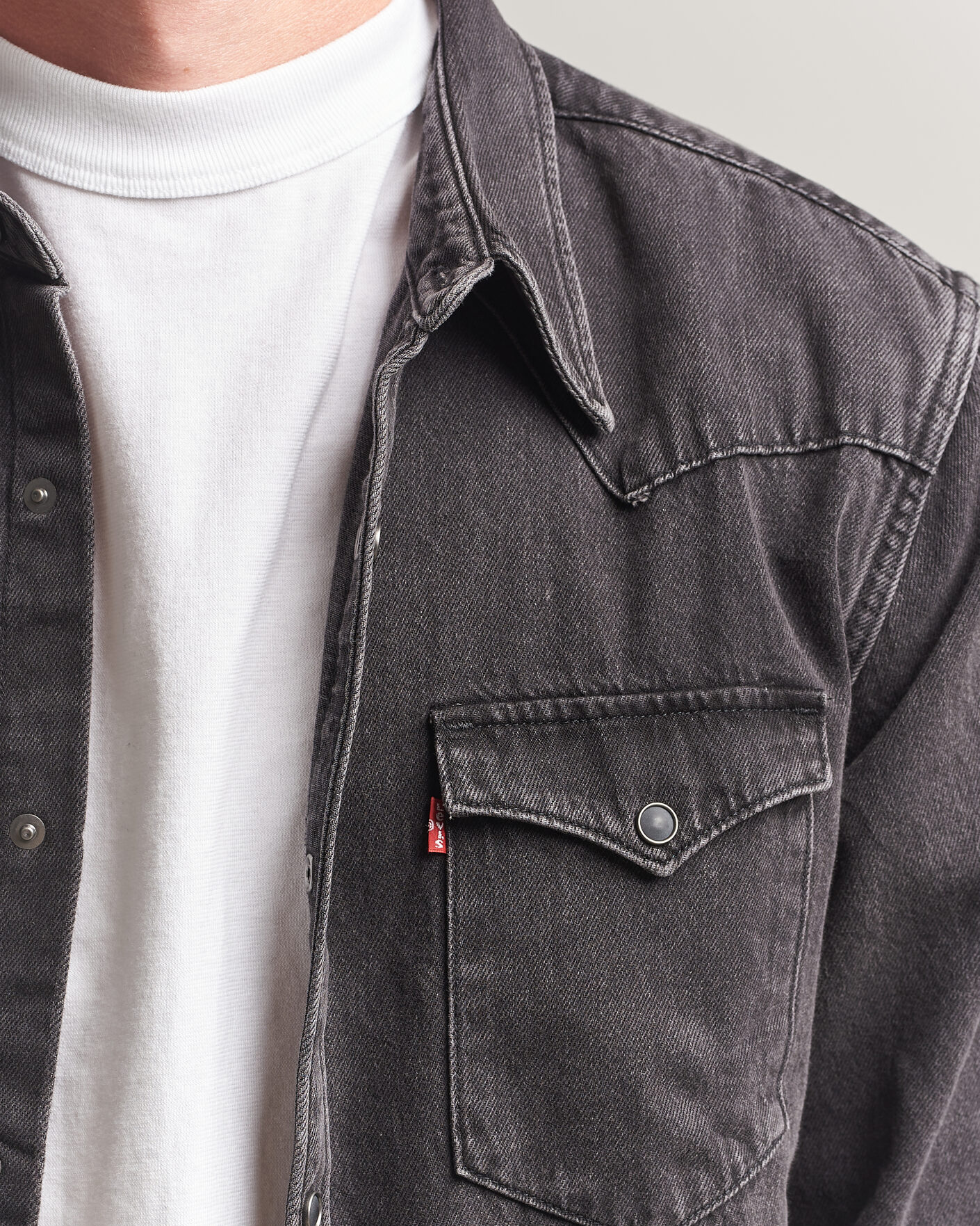 Men | Shirts | Levi's | Barstow Western Standard Shirt Thermodapt Black