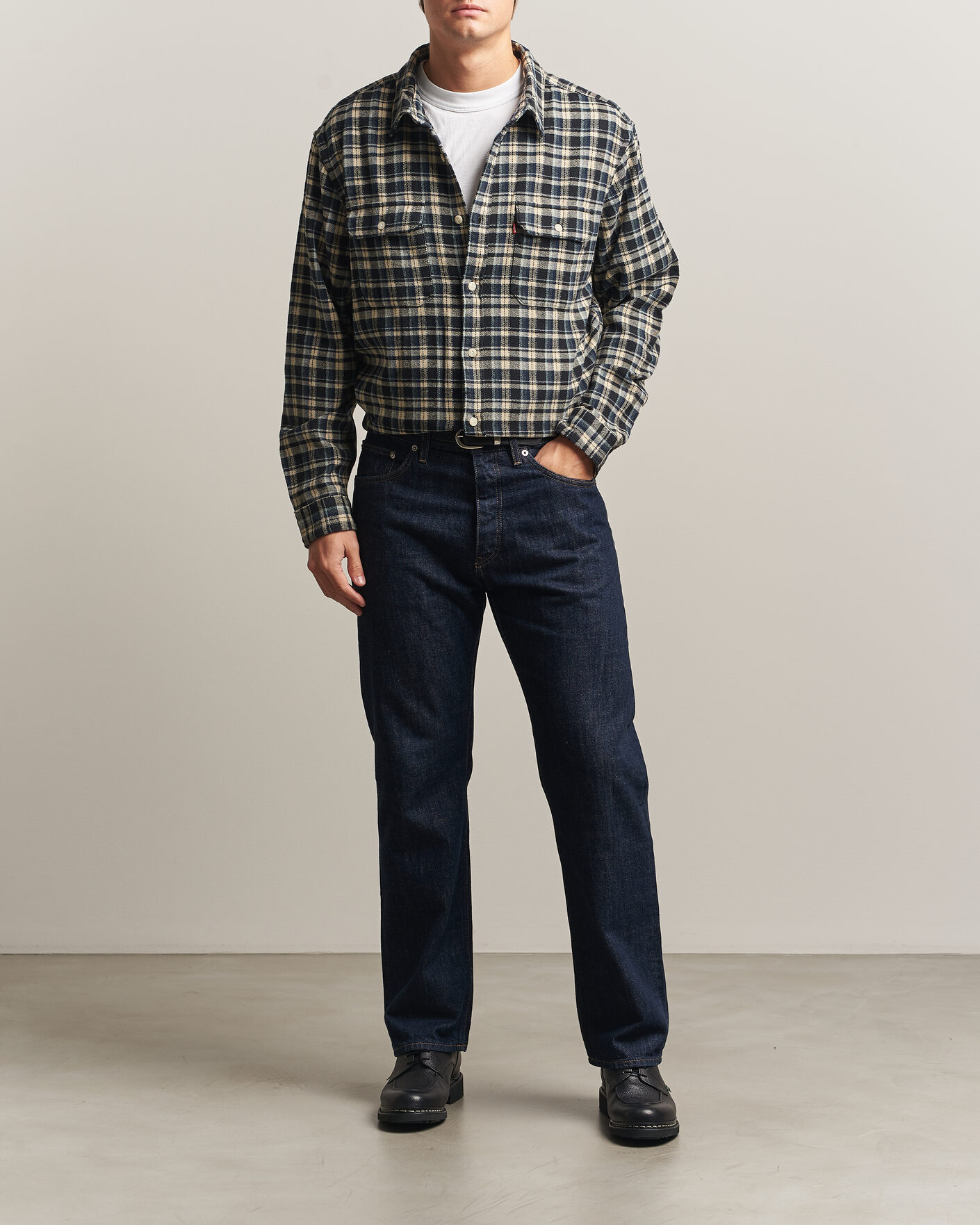 Men | Shirts | Levi's | Jackson Worker Shirt Jet Black